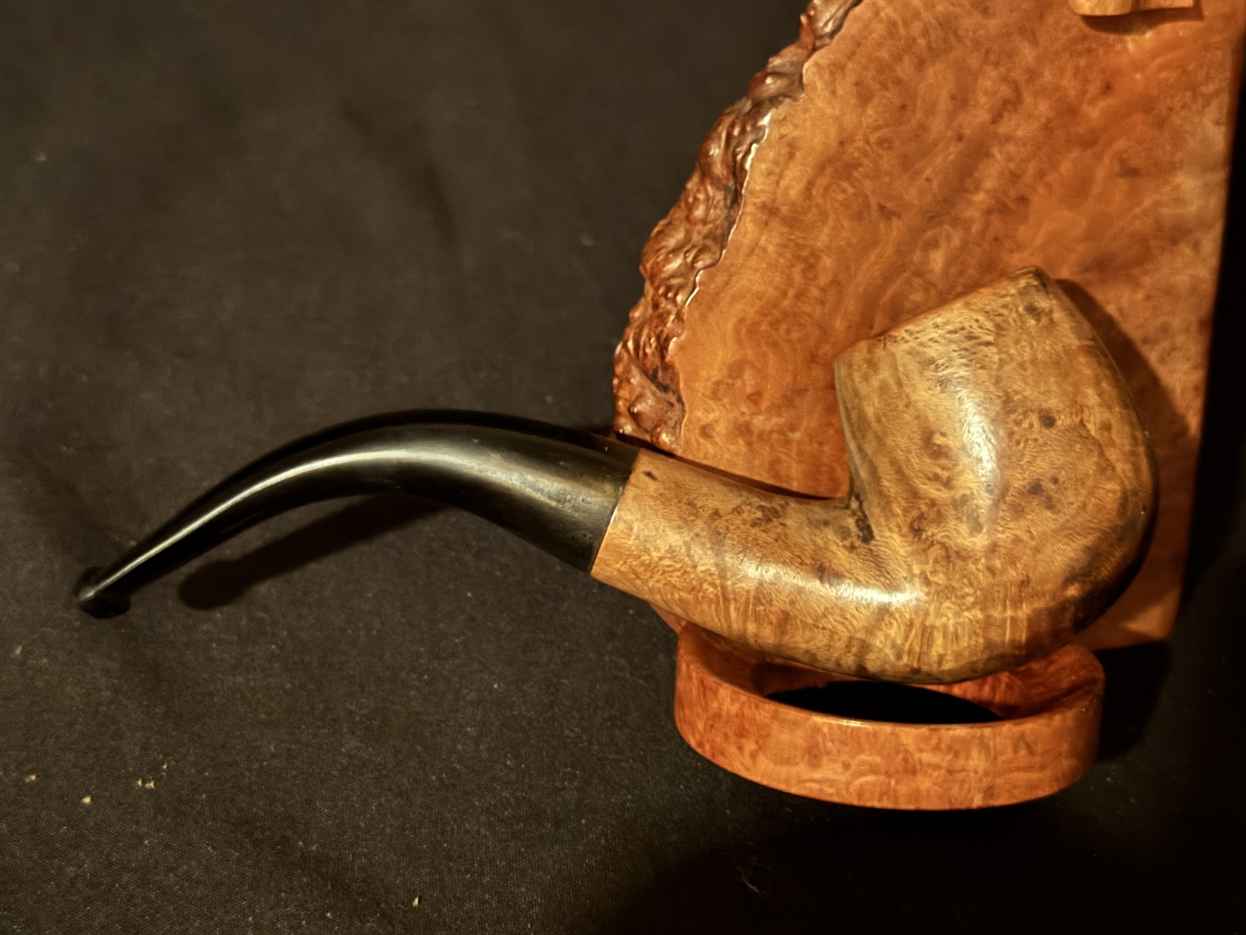 Big Ben Cadet Smooth Bent Billaard Estate Pipe | Vulcanite Stem | 1945-1948 4