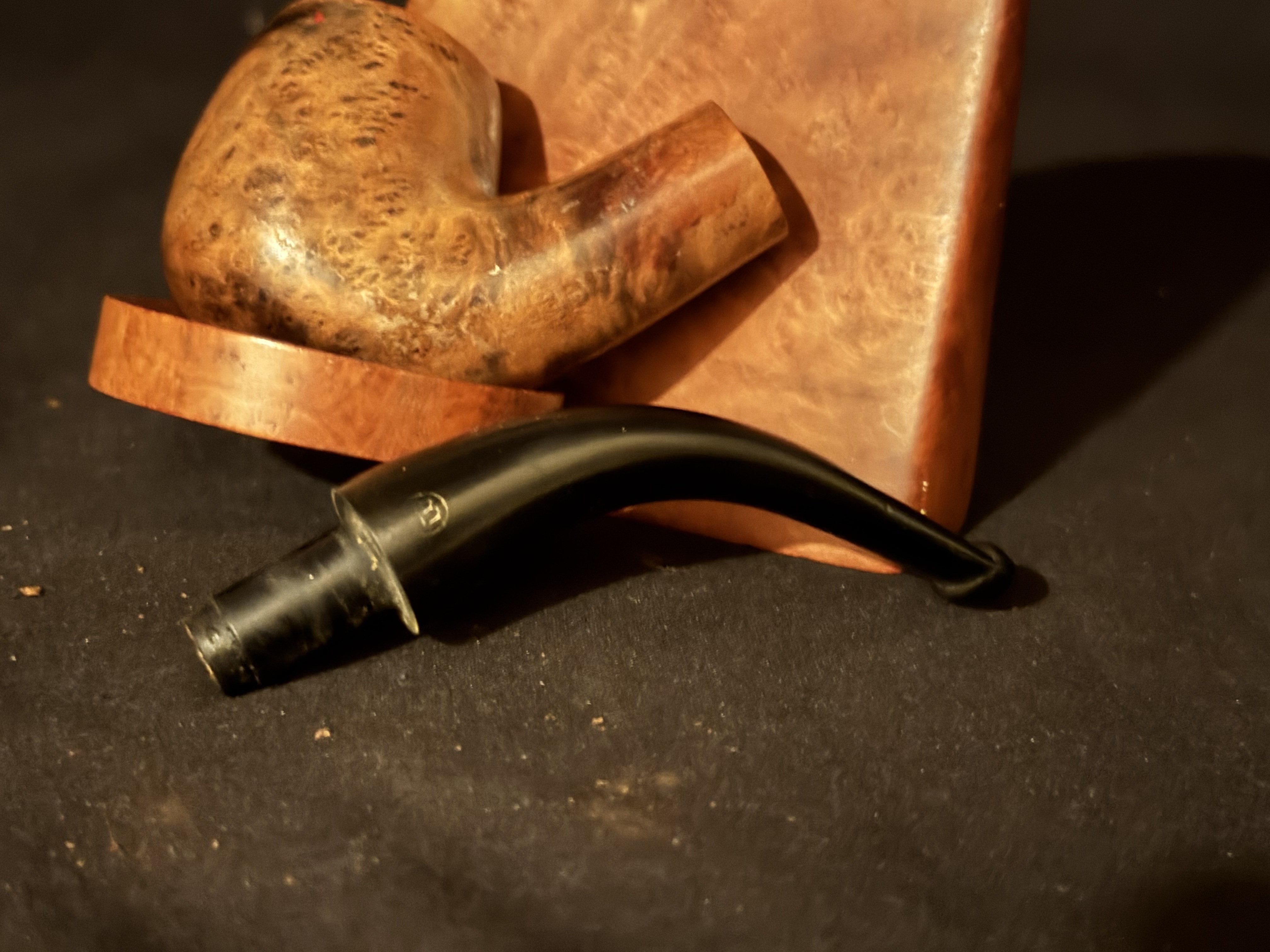 Big Ben Cadet Smooth Bent Billaard Estate Pipe | Vulcanite Stem | 1945-1948 7