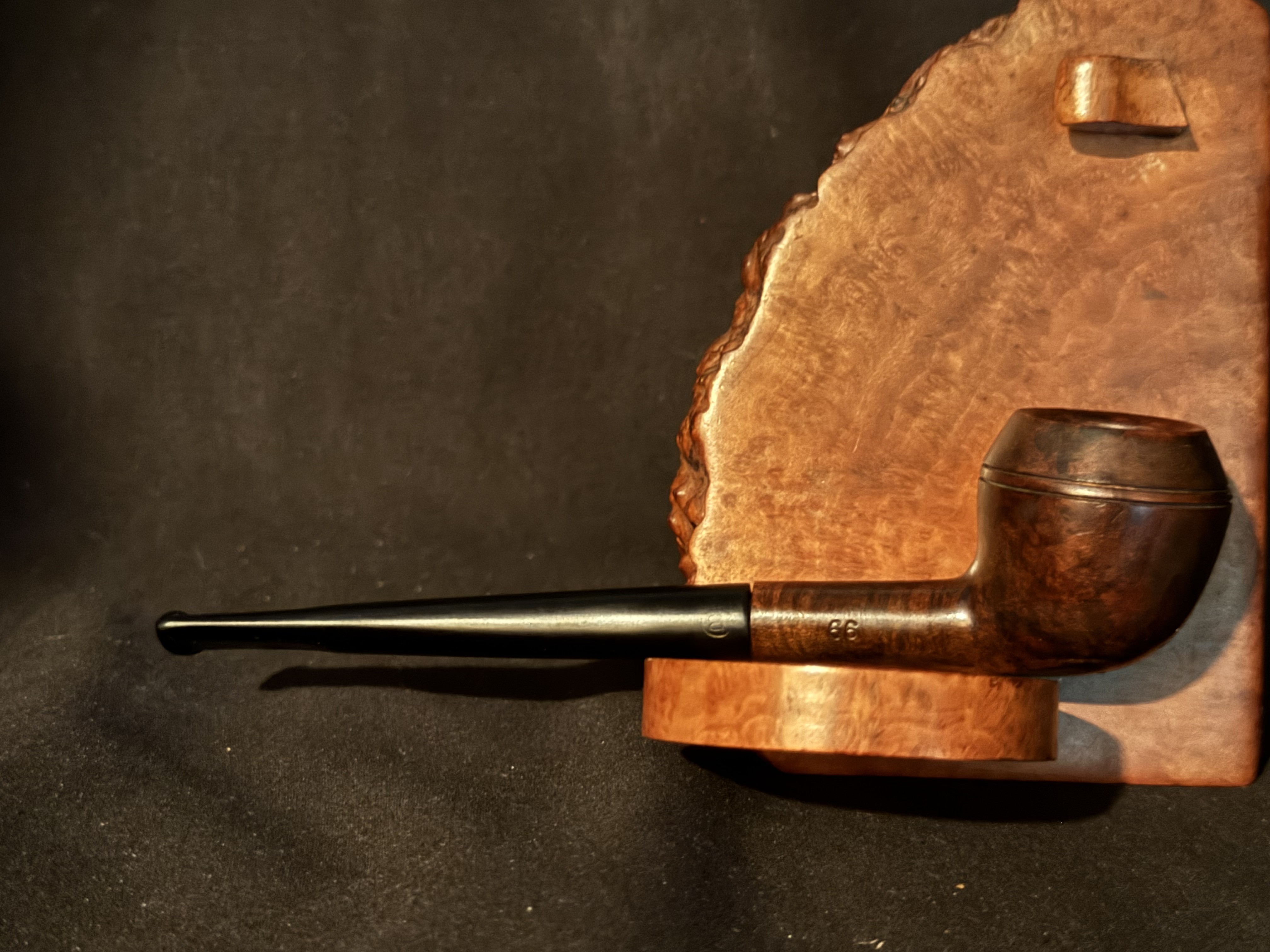 Big Ben Juinior (66) Smooth Straight Rhodesian Miniature Estate Pipe - Vulcanite Fishtail Stem, No Filter 3