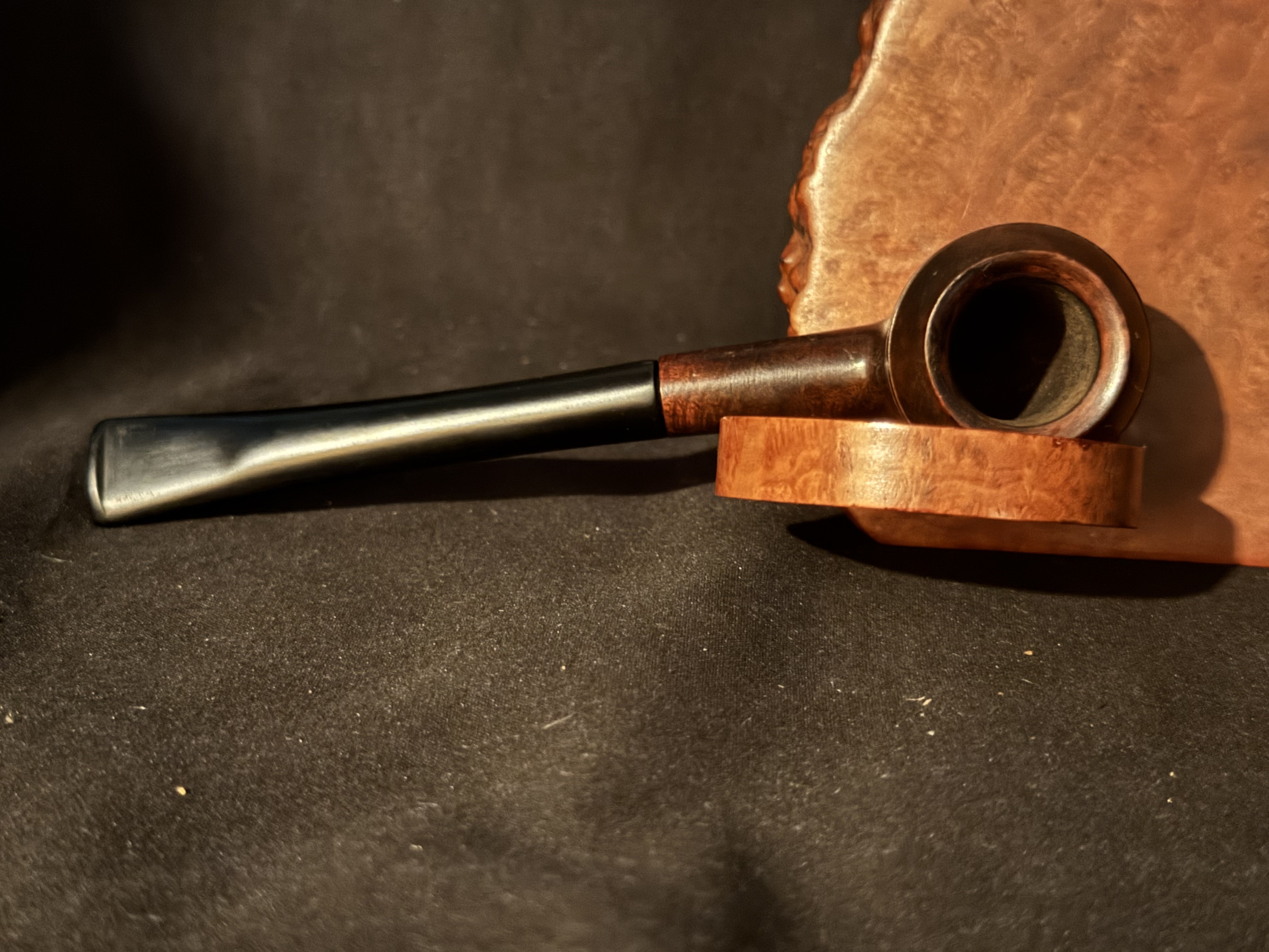 Big Ben Juinior (66) Smooth Straight Rhodesian Miniature Estate Pipe - Vulcanite Fishtail Stem, No Filter 8