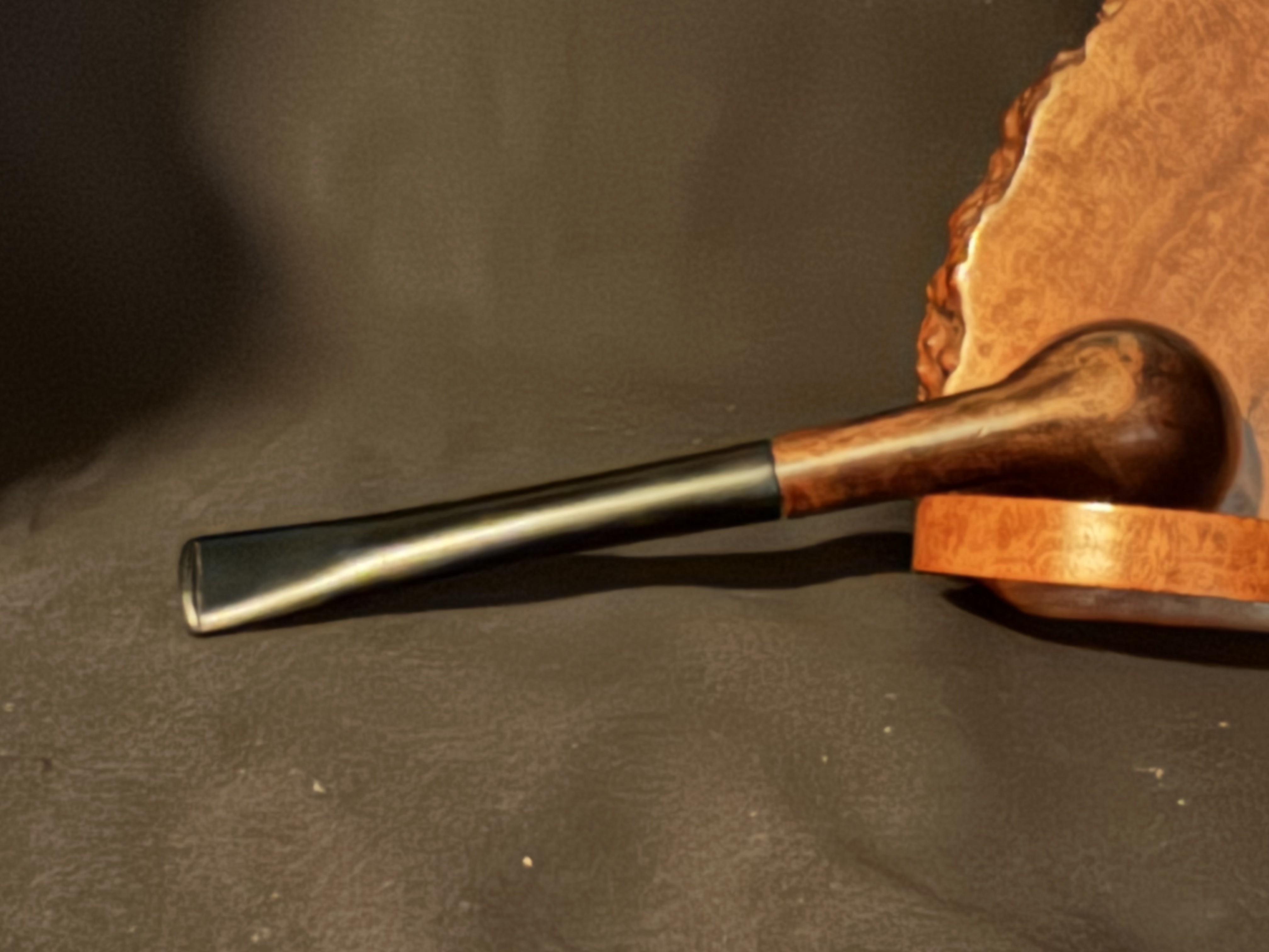Big Ben Juinior (66) Smooth Straight Rhodesian Miniature Estate Pipe - Vulcanite Fishtail Stem, No Filter 9