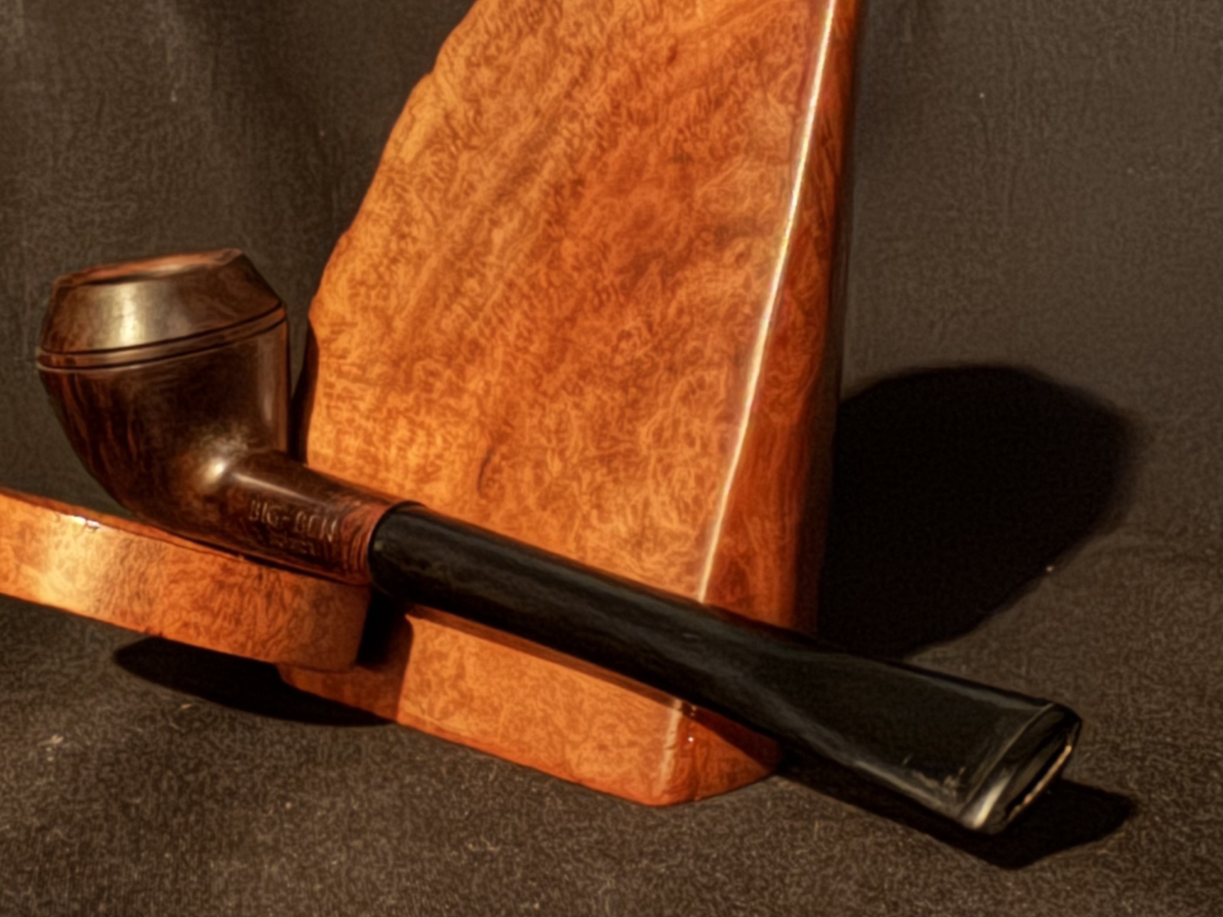 Big Ben Juinior (66) Smooth Straight Rhodesian Miniature Estate Pipe - Vulcanite Fishtail Stem, No Filter 11