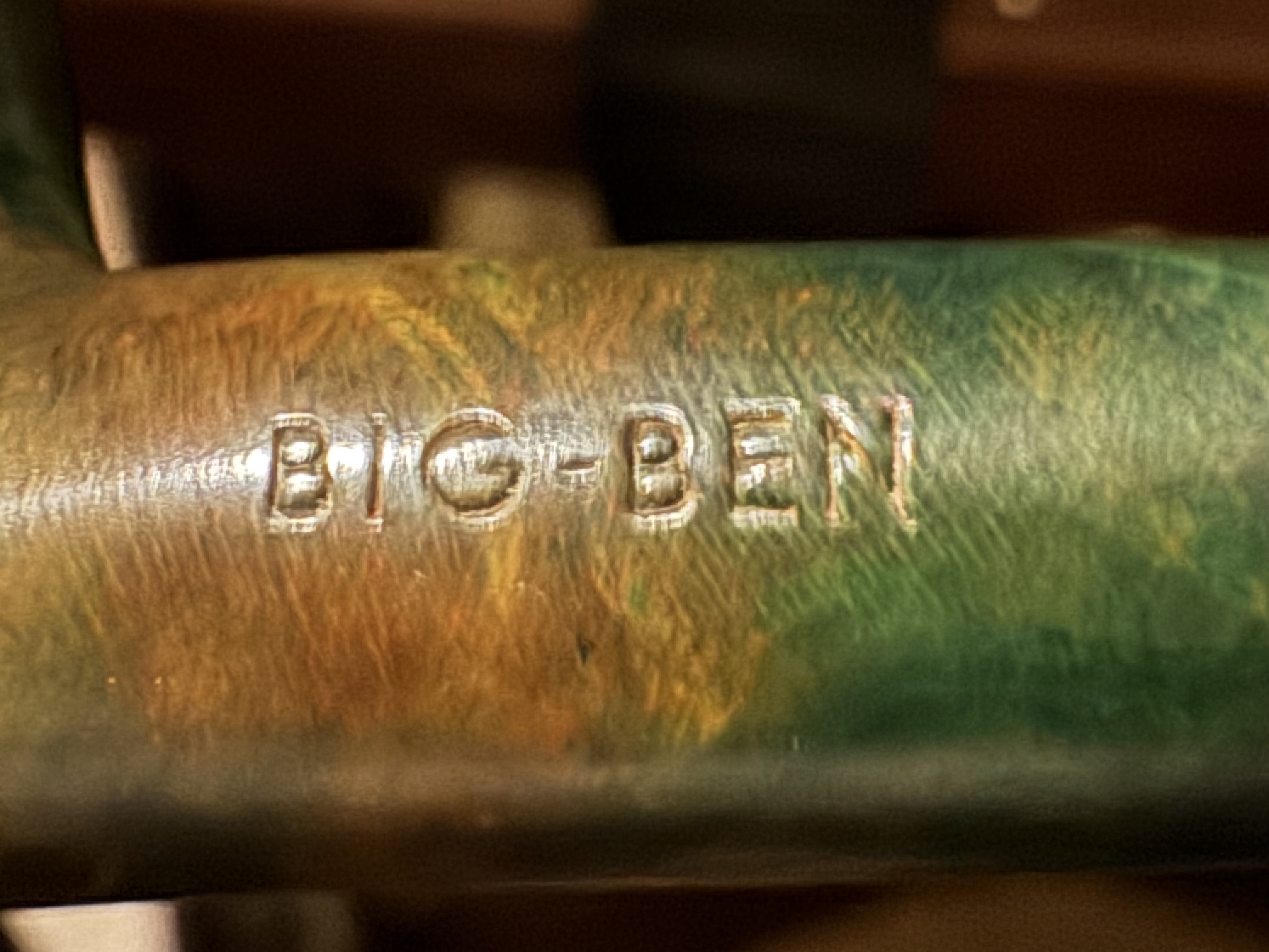 Big Ben Made in Holland Mini Churchwarden Smooth Green Vulcanite Fishtail Estate Pipe 11