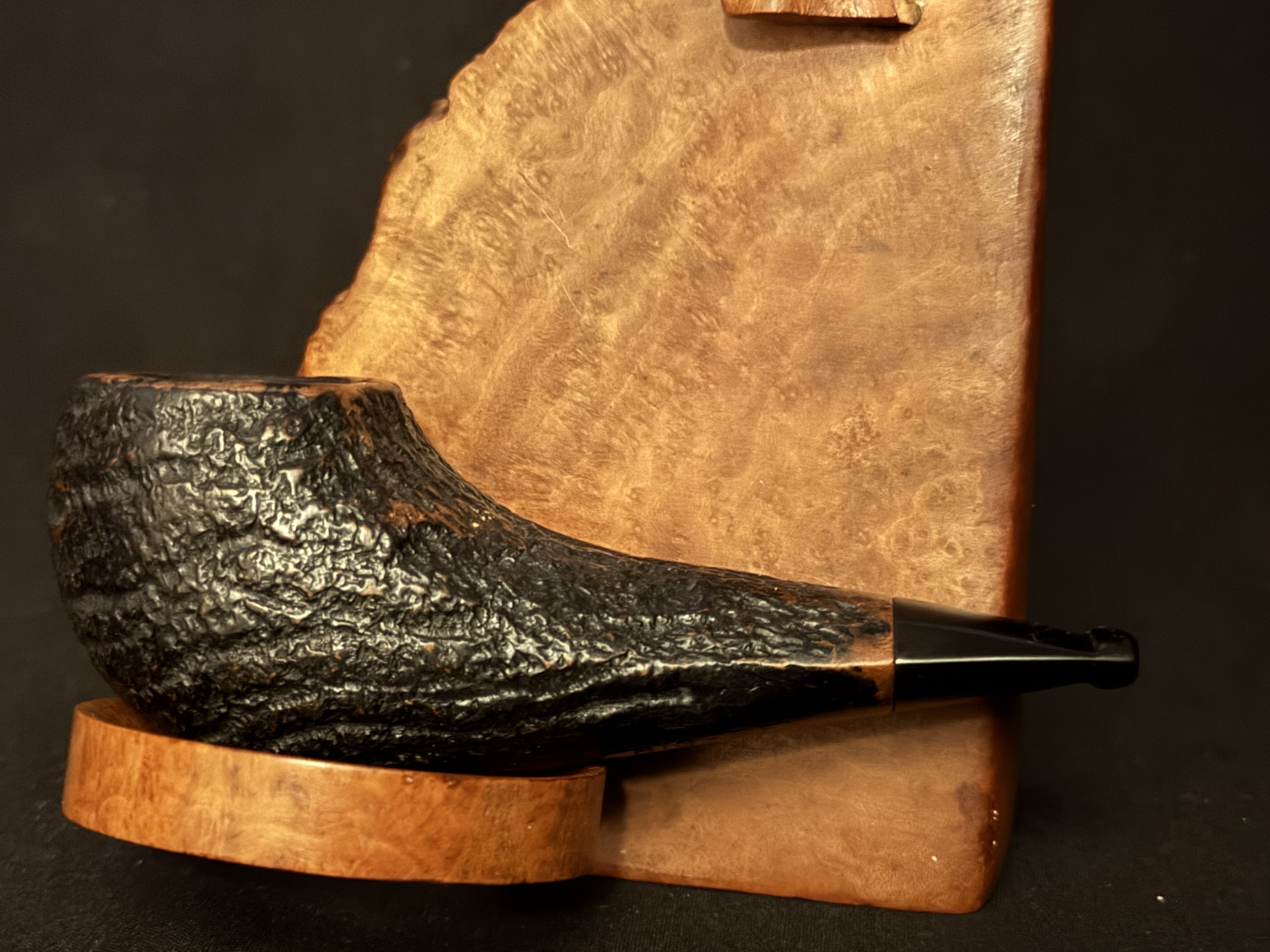 Big Ben PIPO Reg 22402 Sandblast Smooth Straight Billiard Estate Pipe 6