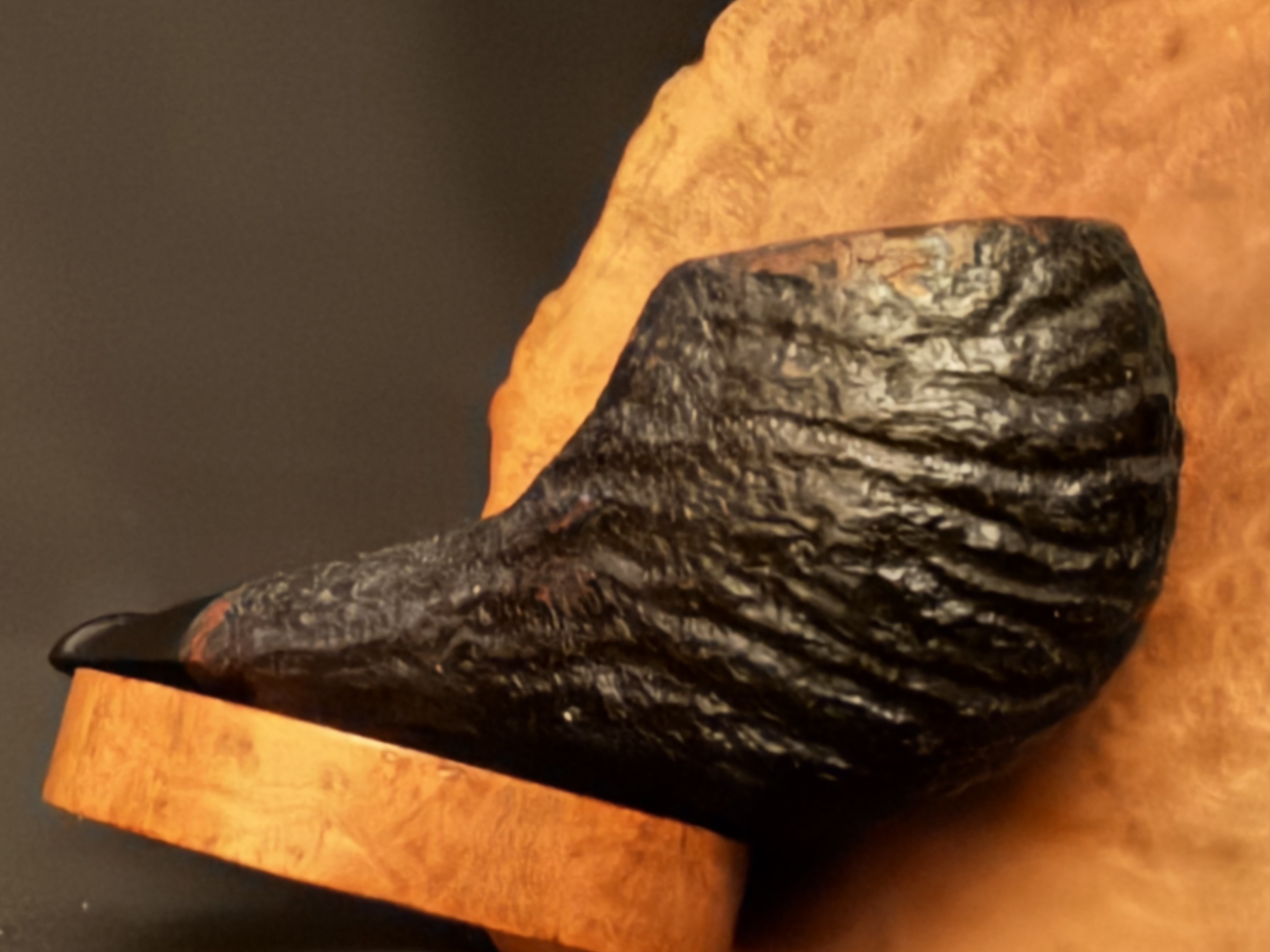 Big Ben PIPO Reg 22402 Sandblast Smooth Straight Billiard Estate Pipe 9