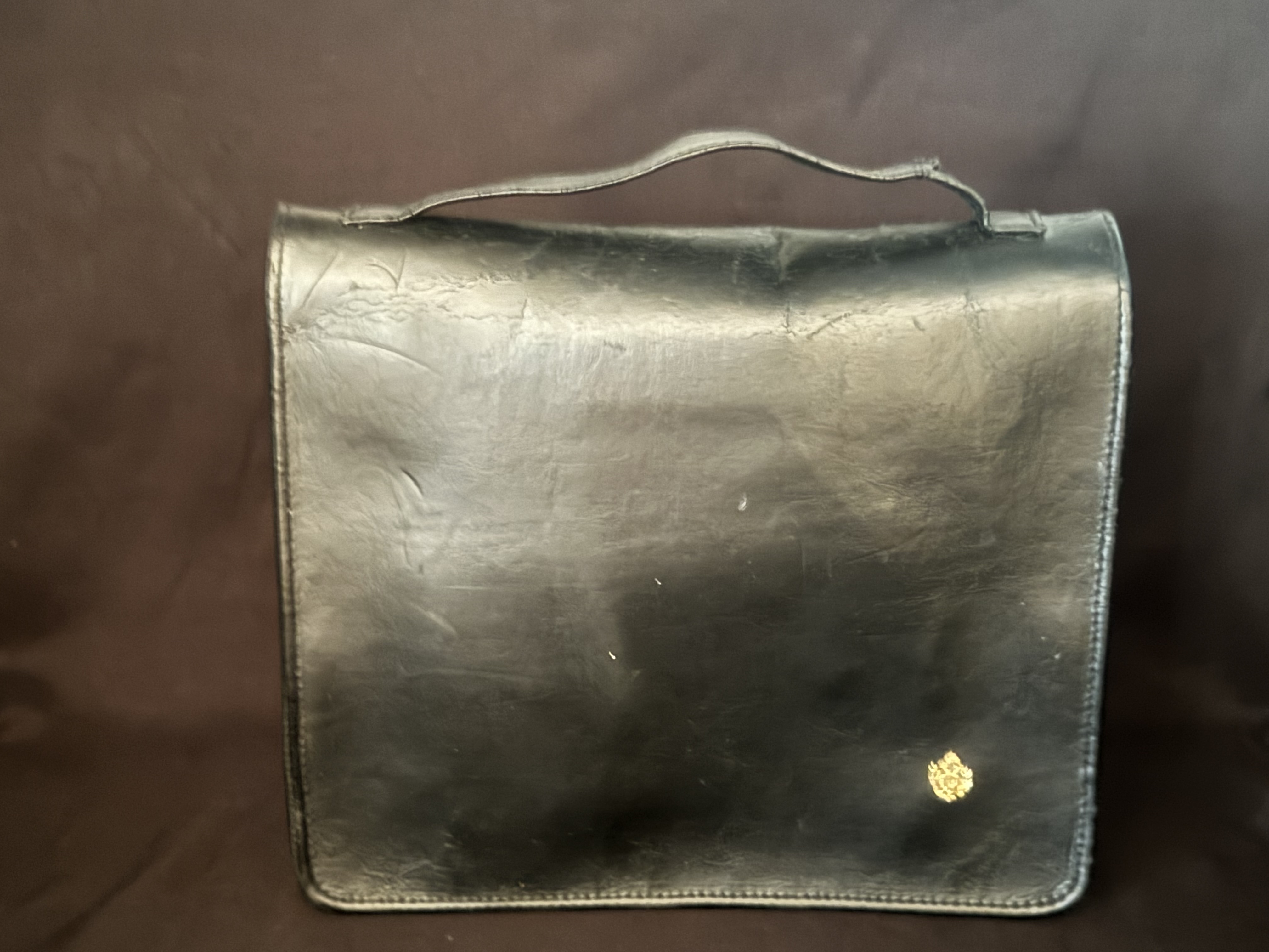 German Leather 6-Pipe Tobacco Accessory Case Pre Used Vintage 7