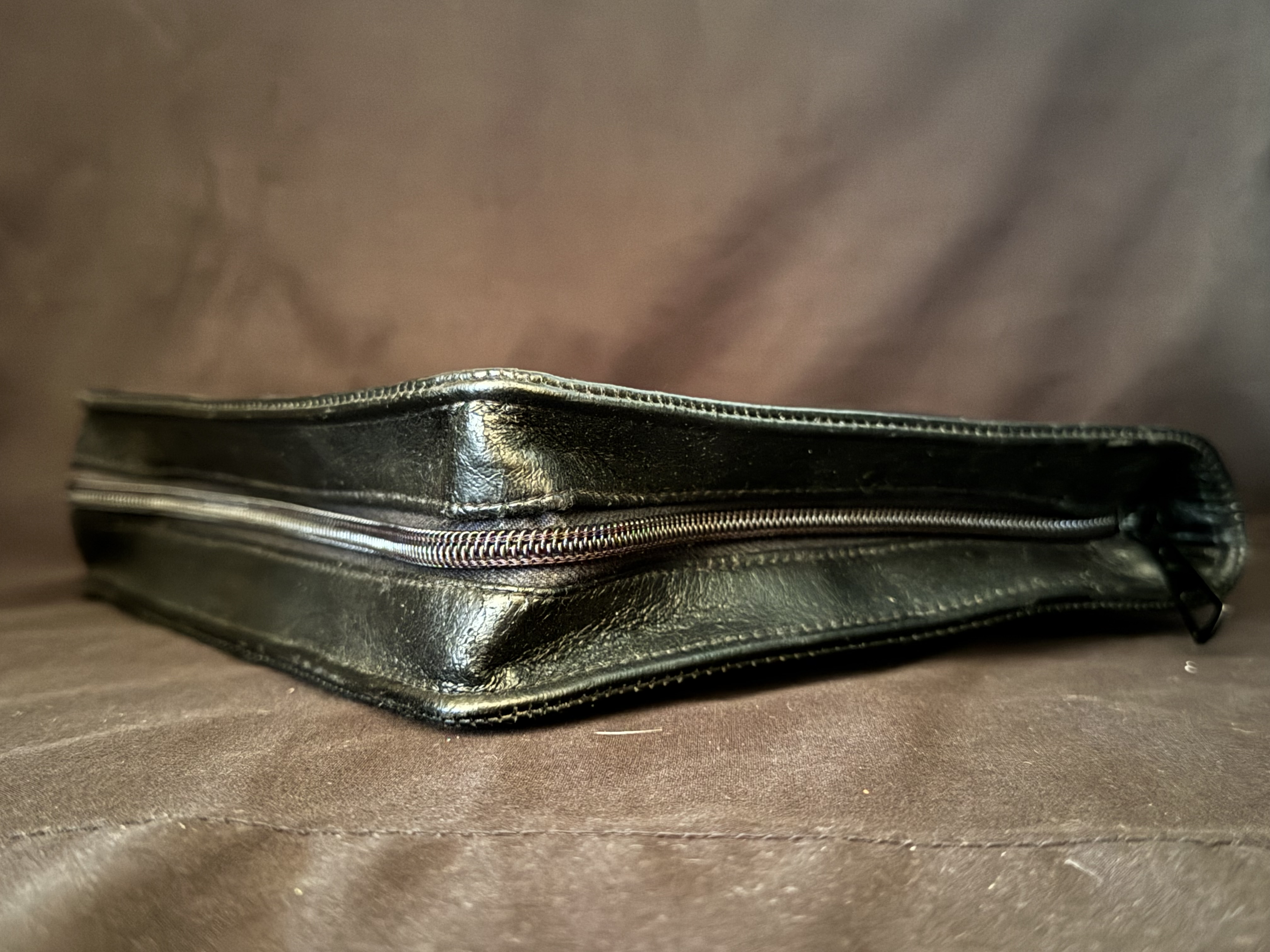 German Leather 6-Pipe Tobacco Accessory Case Pre Used Vintage 10