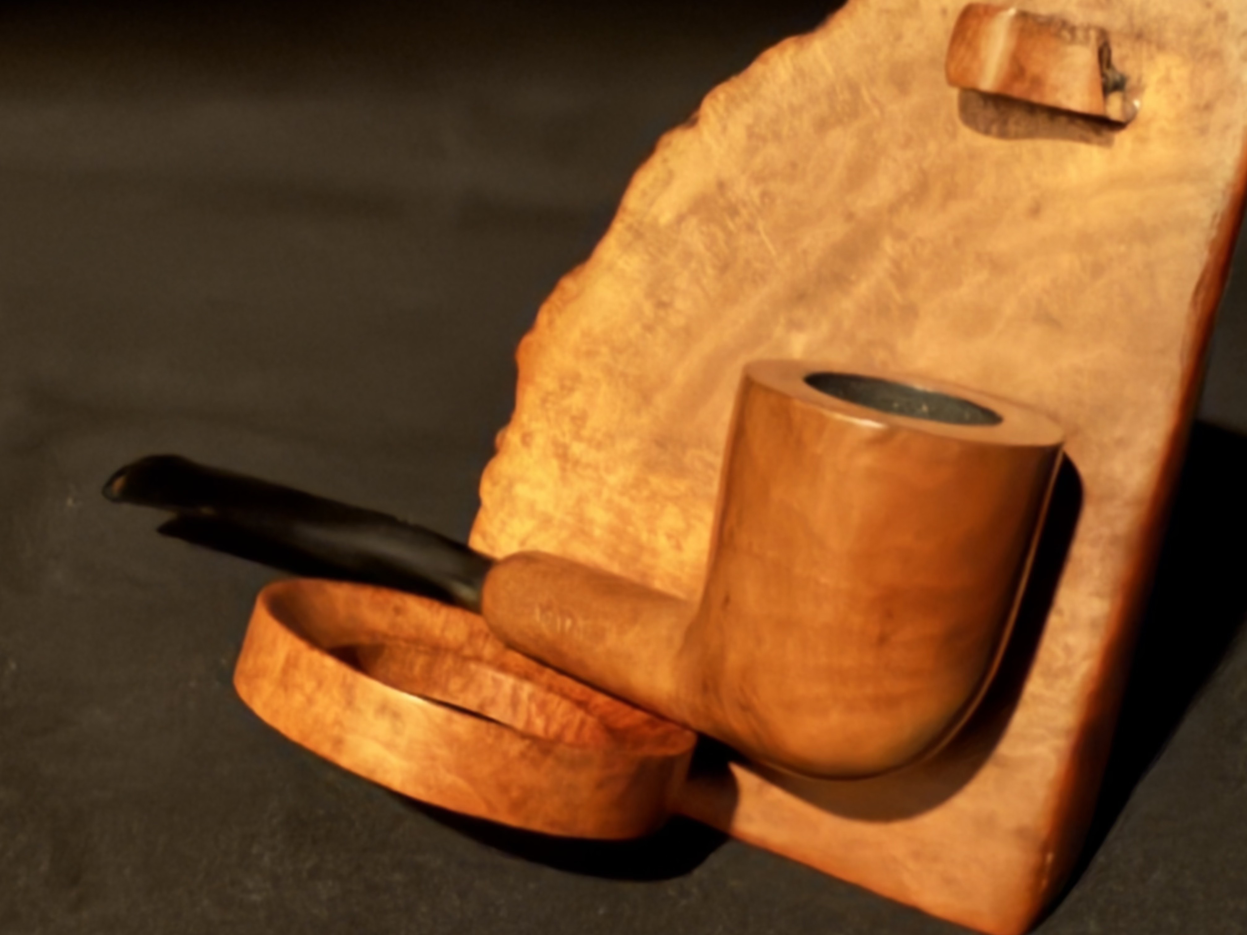 Brebbia Agata 19 Miniature Smooth Billiard Estate Pipe, Unsmoked 9