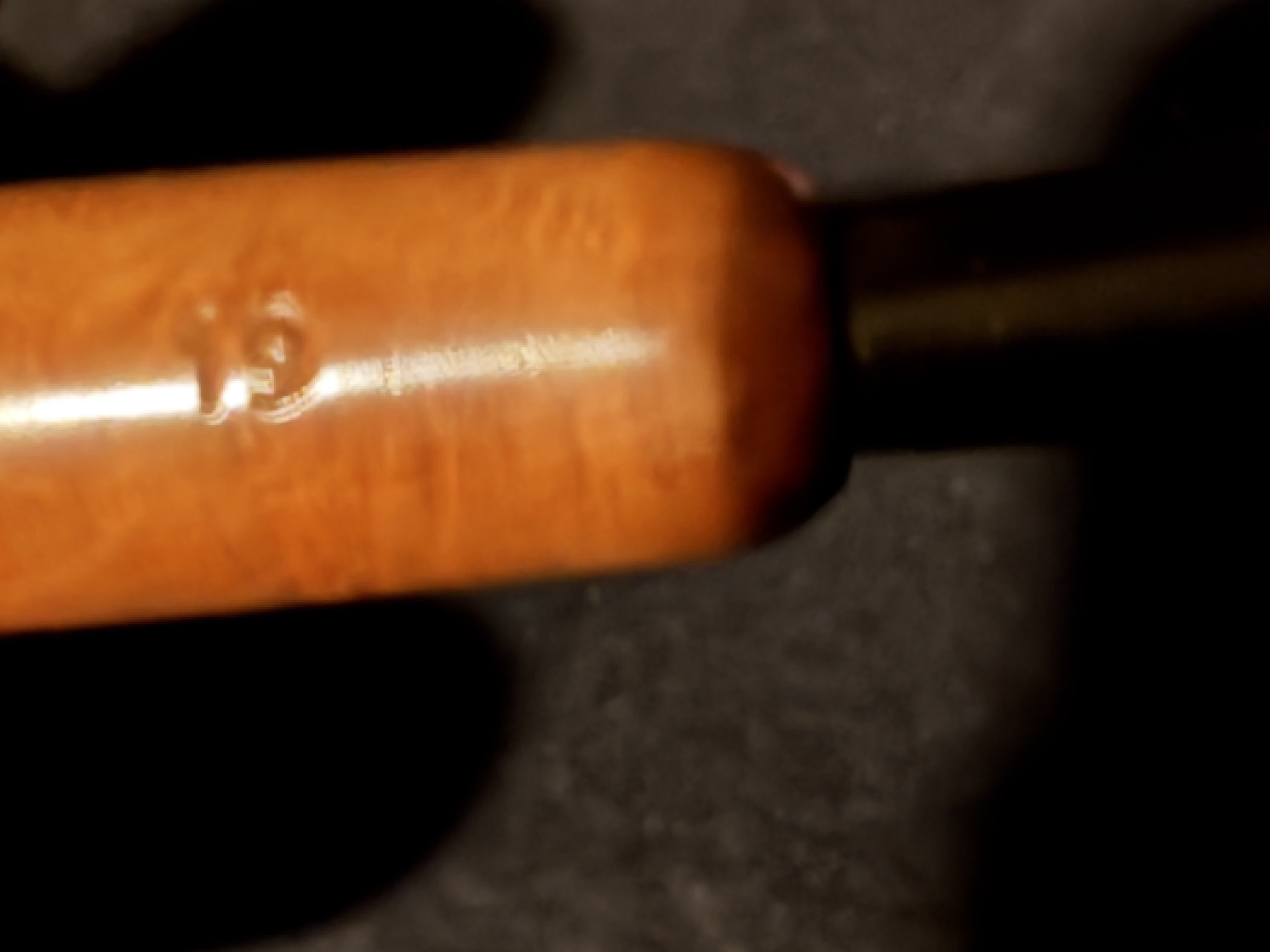 Brebbia Agata 19 Miniature Smooth Billiard Estate Pipe, Unsmoked 12