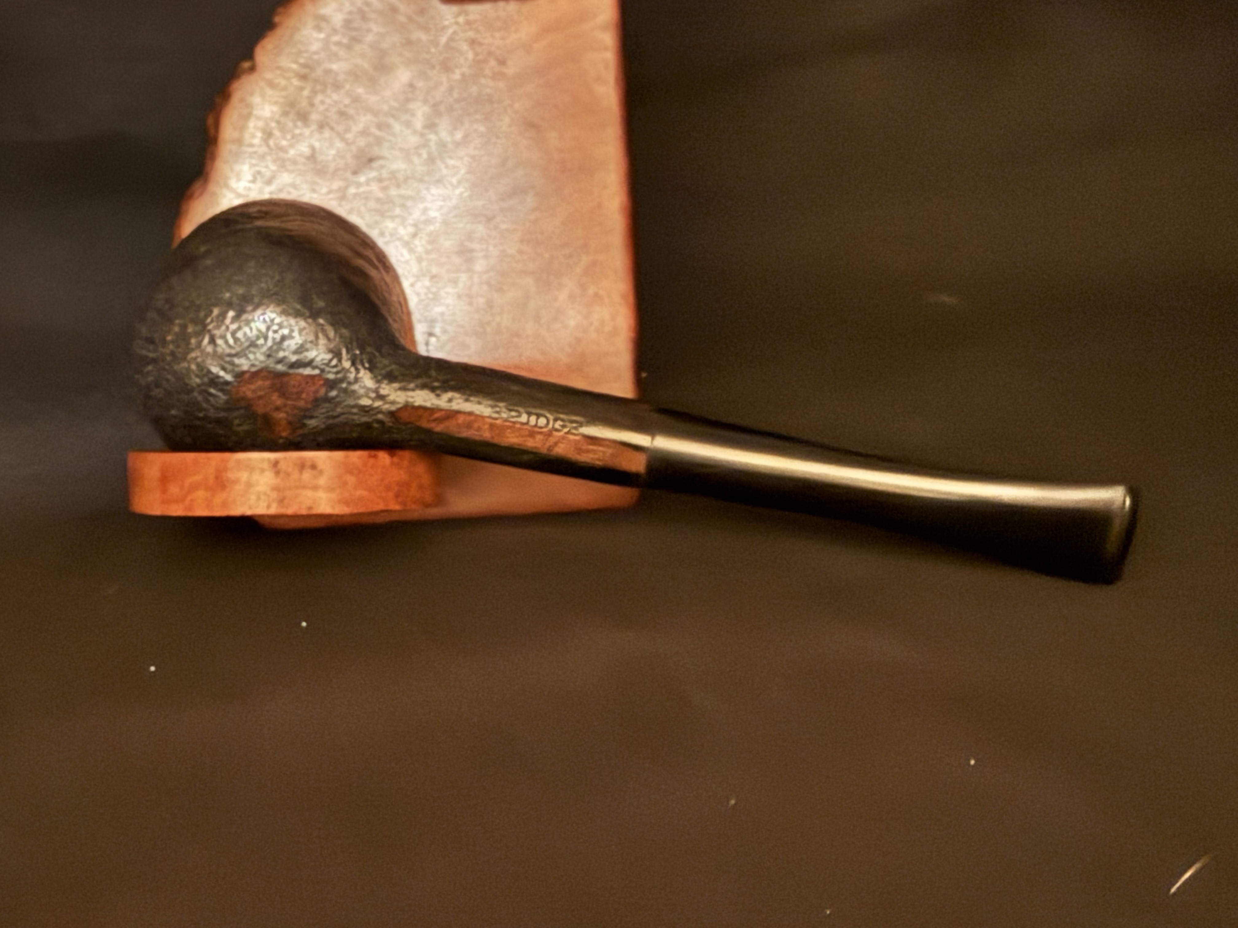 bridge London Paris New York Sandblast Straight Pot Estate Pipe 6