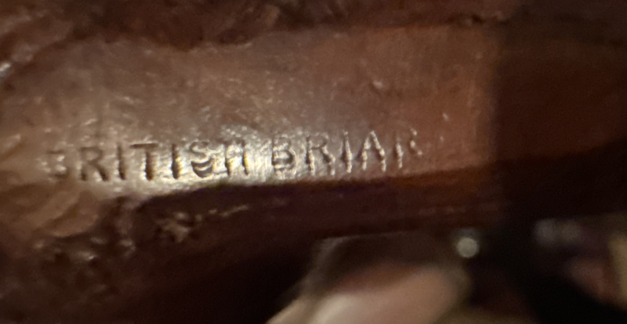 British Briar, Made in London (Peterson Sub Brand or Old Version) Tan Sandblast Short Lovat Estate Pipe, 1895-1970 11