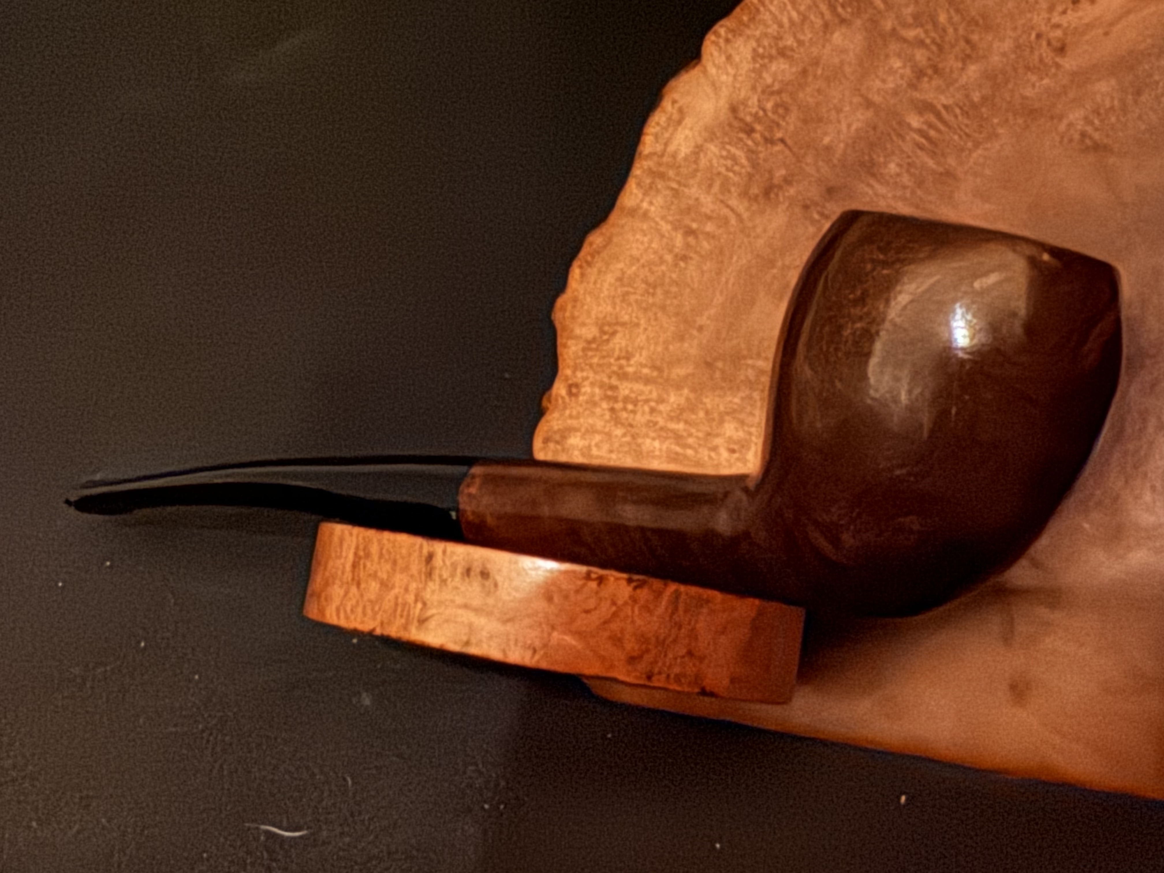 Bruyere Garantie Smooth Straight Cutty Estate Pipe, Vulcanite Taper, Fishtail 7