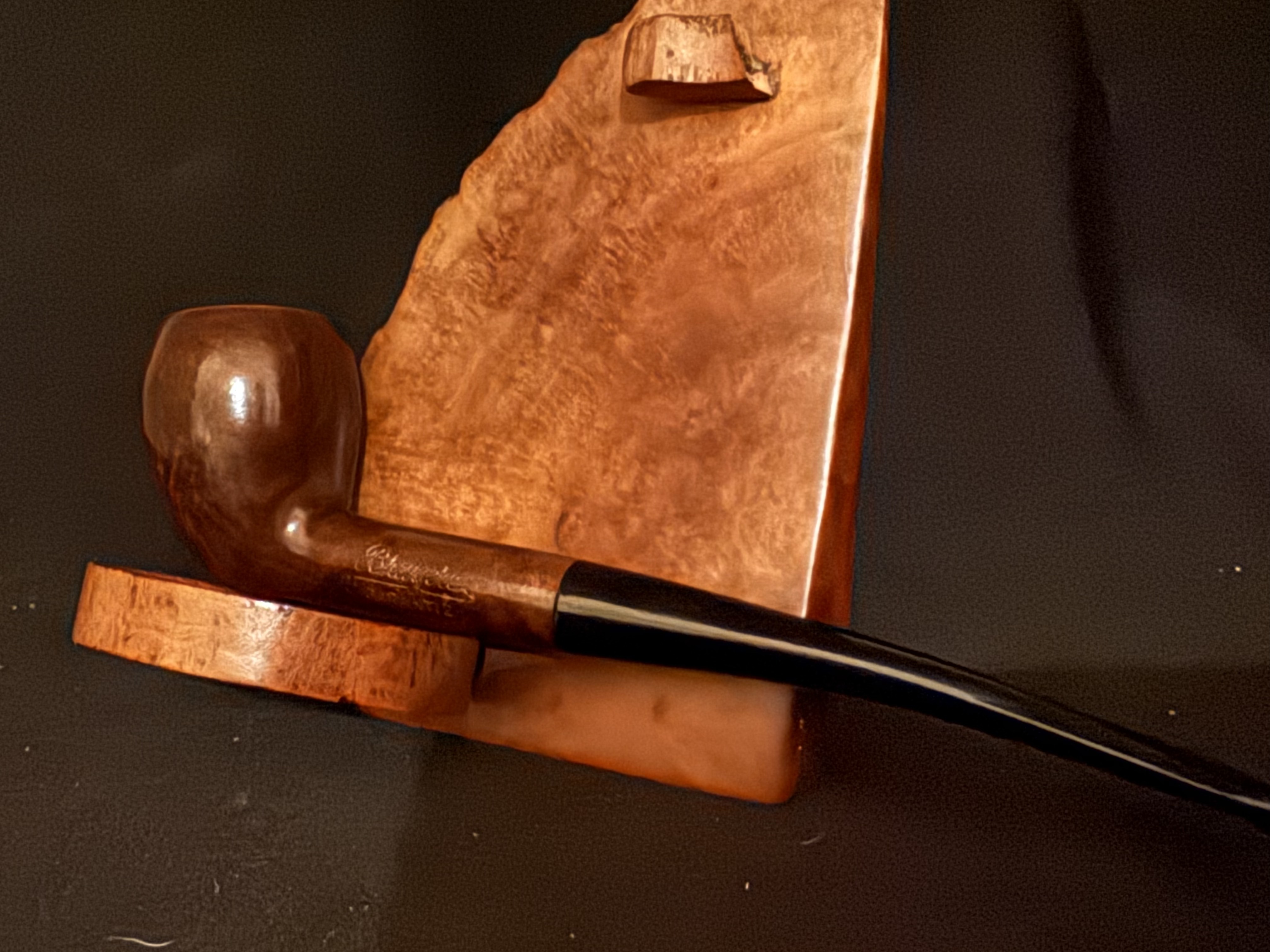 Bruyere Garantie Smooth Straight Cutty Estate Pipe, Vulcanite Taper, Fishtail 8