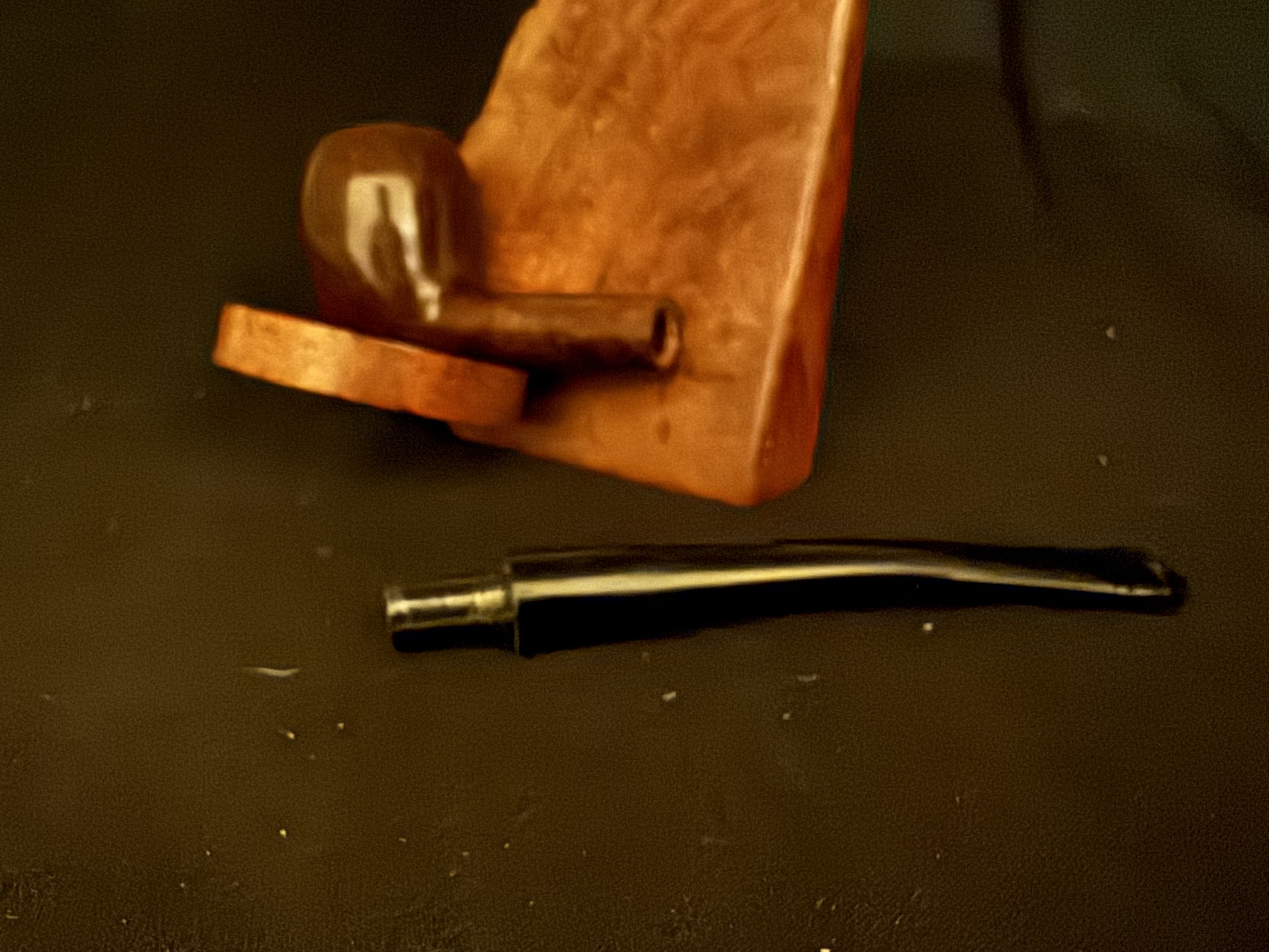 Bruyere Garantie Smooth Straight Cutty Estate Pipe, Vulcanite Taper, Fishtail 9
