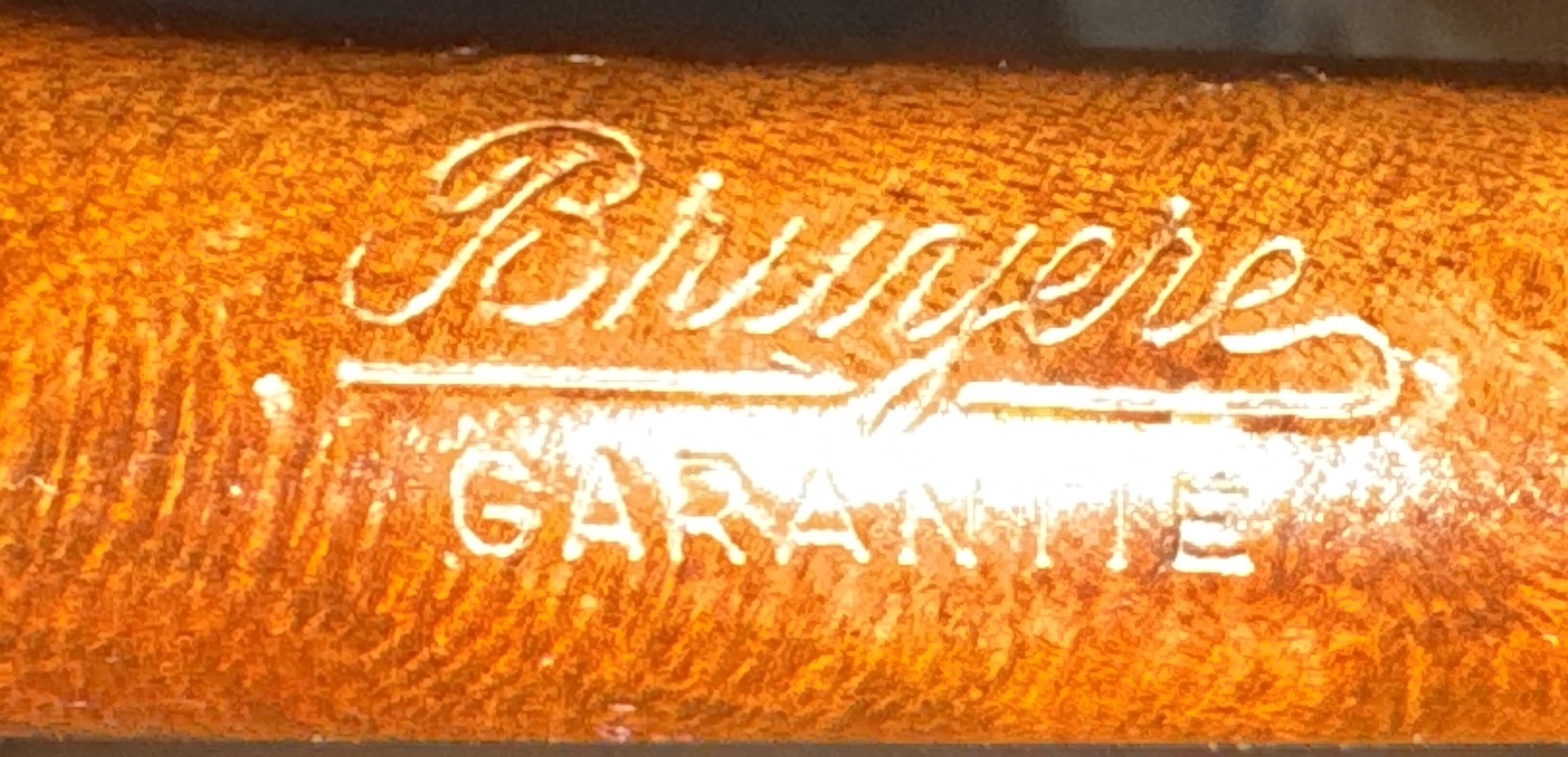 Bruyere Garantie Smooth Straight Cutty Estate Pipe, Vulcanite Taper, Fishtail 10