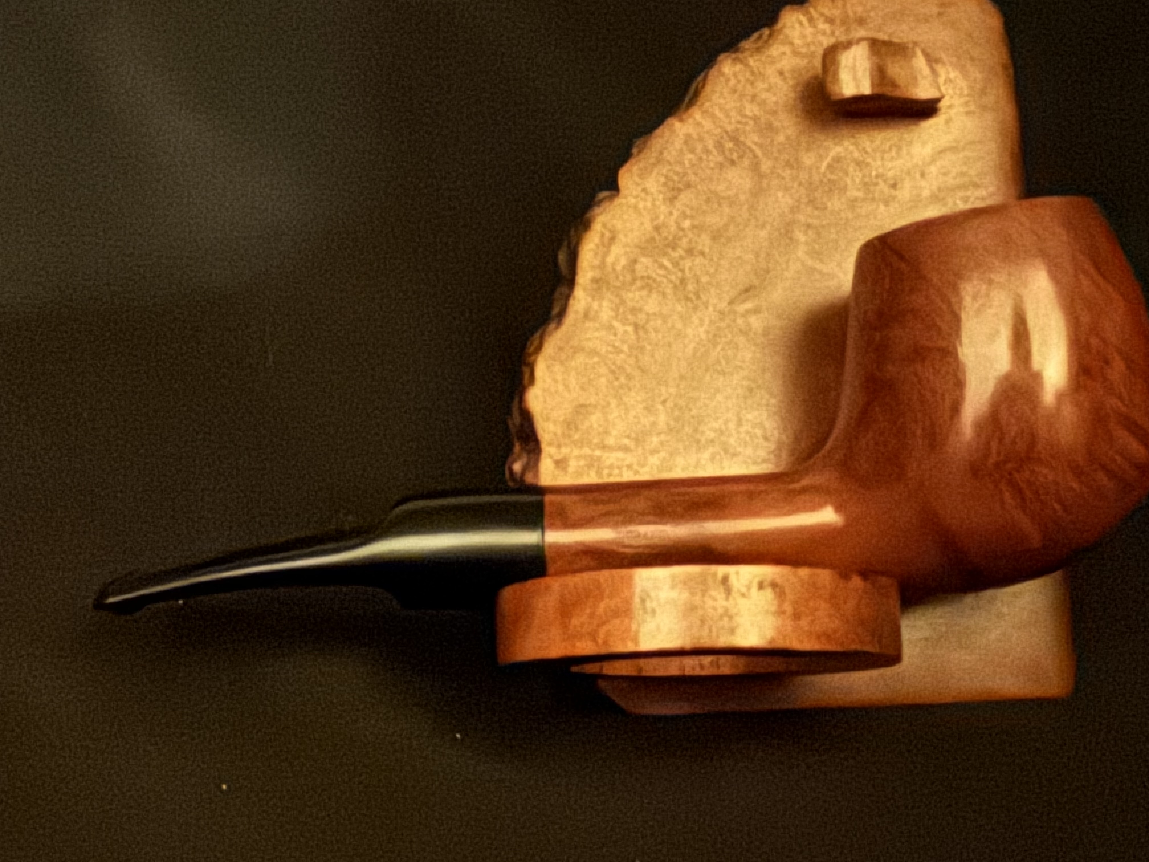 Butz Choquin Pallas Extra St Claude France 7722 Straight Pocket Billiard Acrylic Saddle Stem Fishtail Mouthpiece Estate Pipe 2