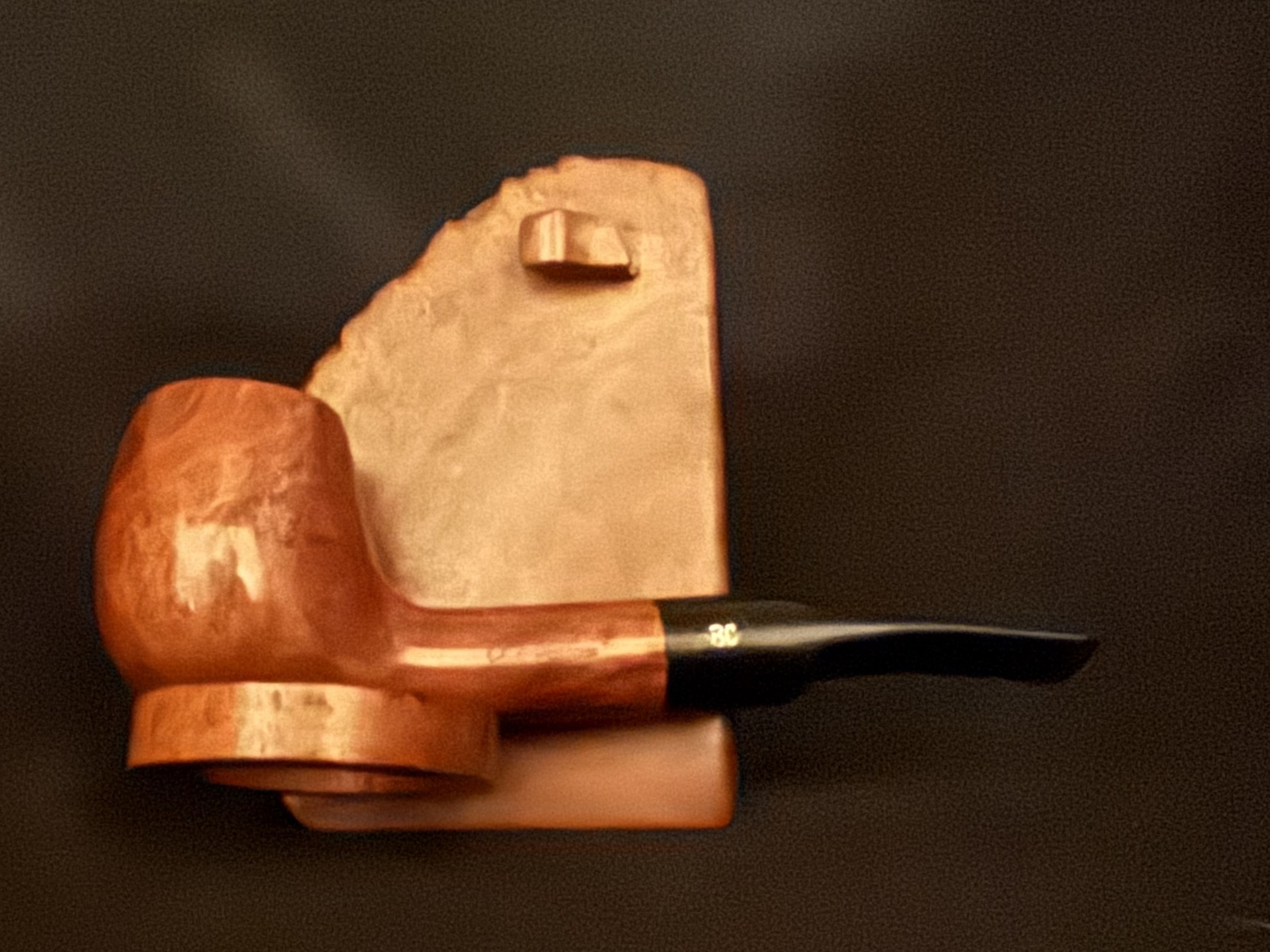 Butz Choquin Pallas Extra St Claude France 7722 Straight Pocket Billiard Acrylic Saddle Stem Fishtail Mouthpiece Estate Pipe 3
