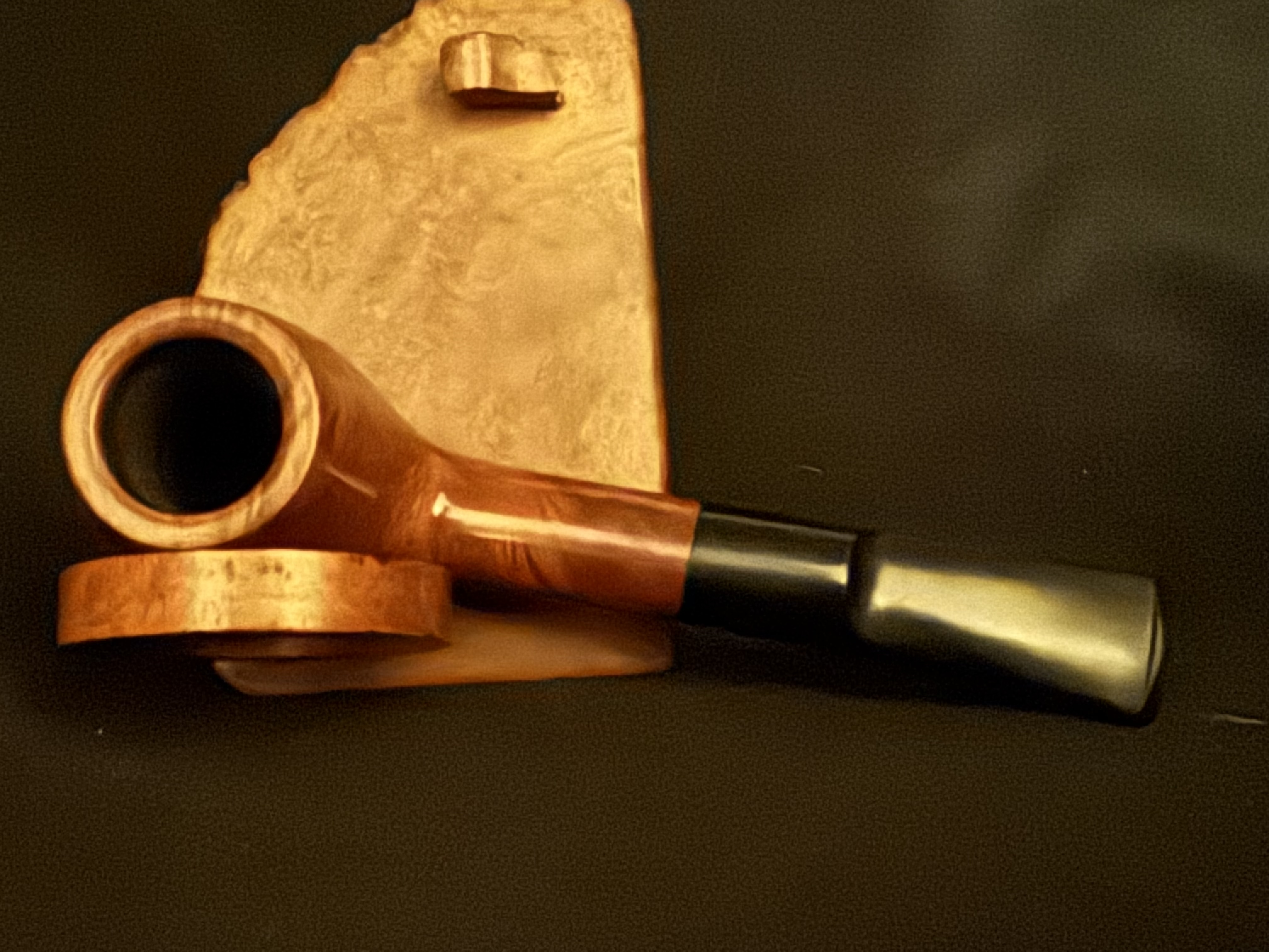 Butz Choquin Pallas Extra St Claude France 7722 Straight Pocket Billiard Acrylic Saddle Stem Fishtail Mouthpiece Estate Pipe 7