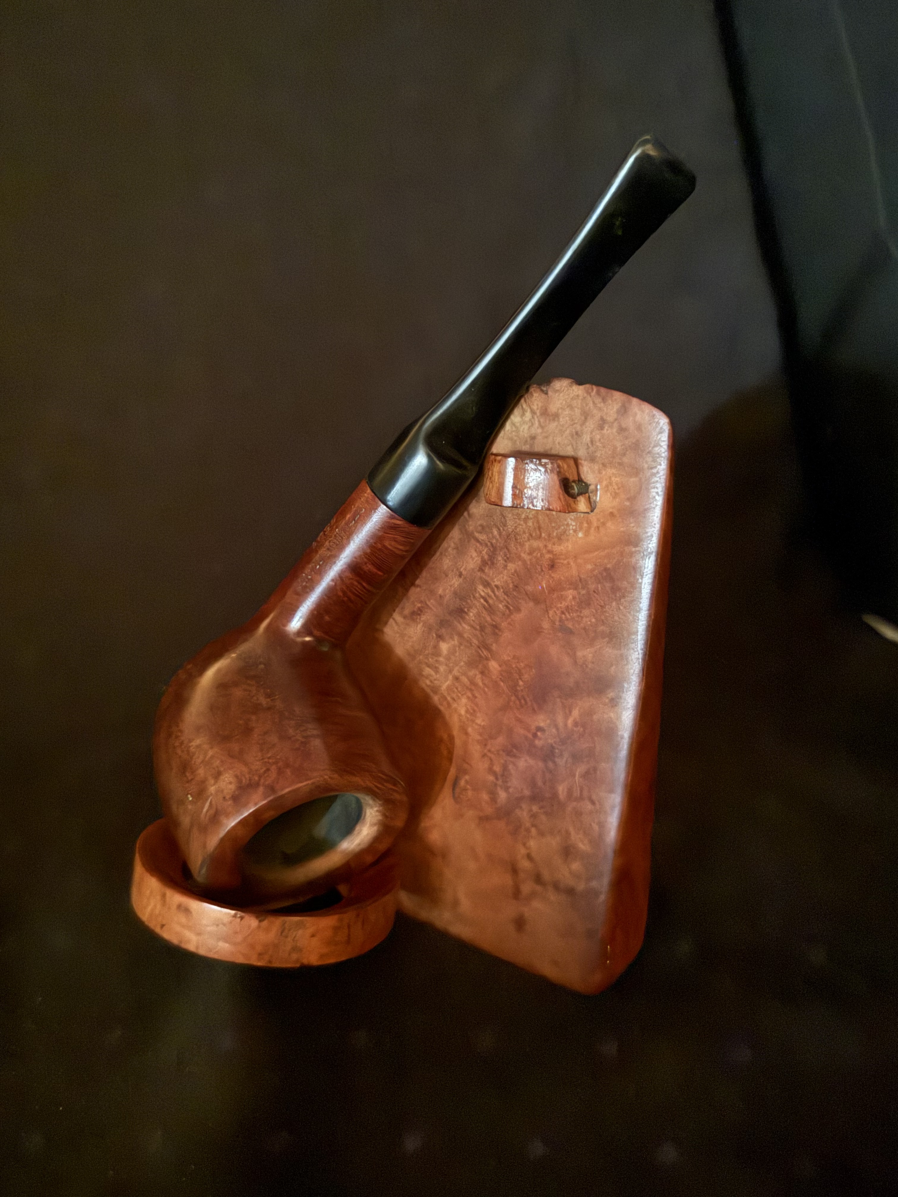 Butz-Choquin Old Root 150.1 St Claude Smooth Straight Pot, Vulcanite Saddle Stem 3