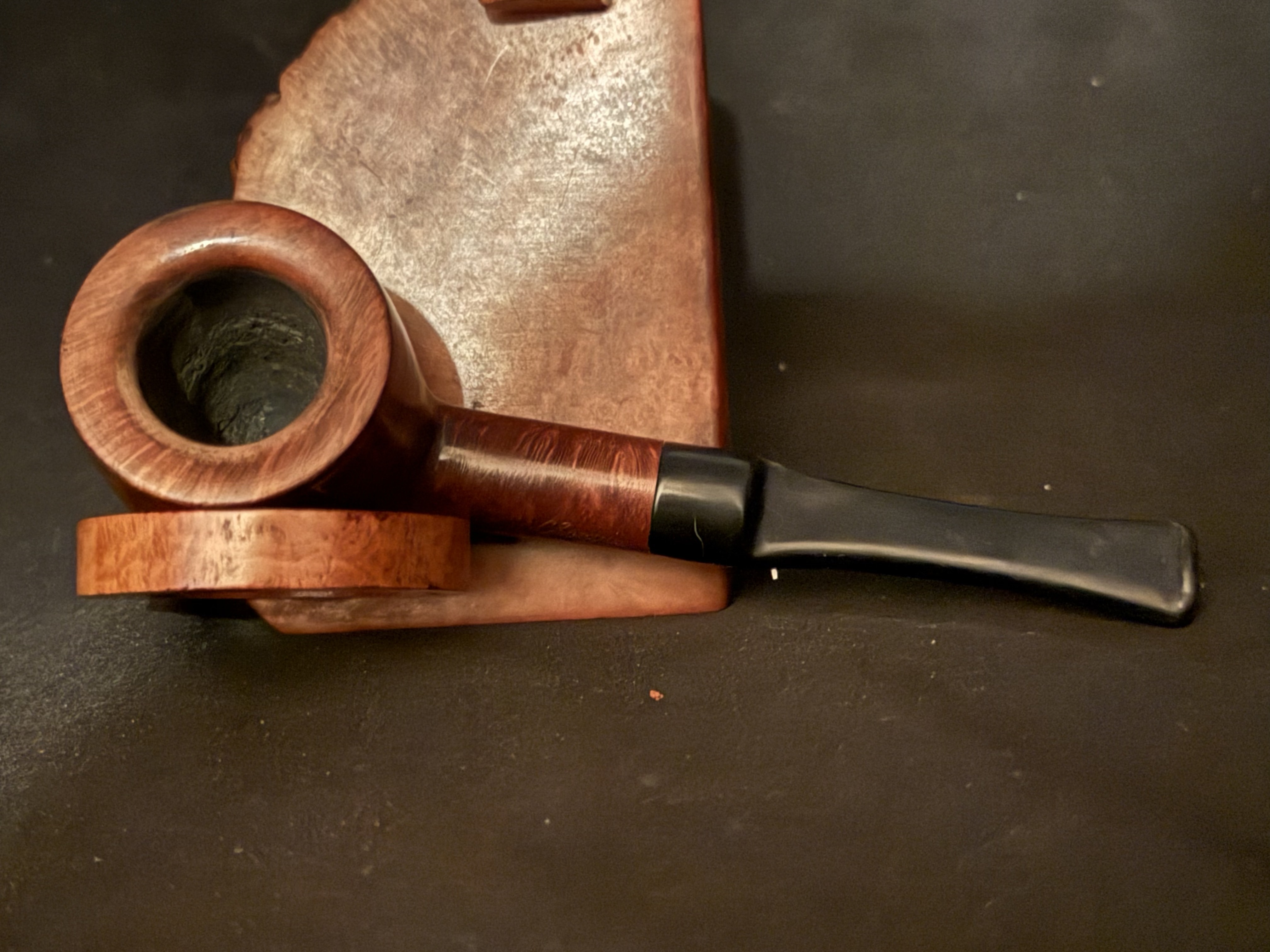 Butz-Choquin Old Root 150.1 St Claude Smooth Straight Pot, Vulcanite Saddle Stem 7