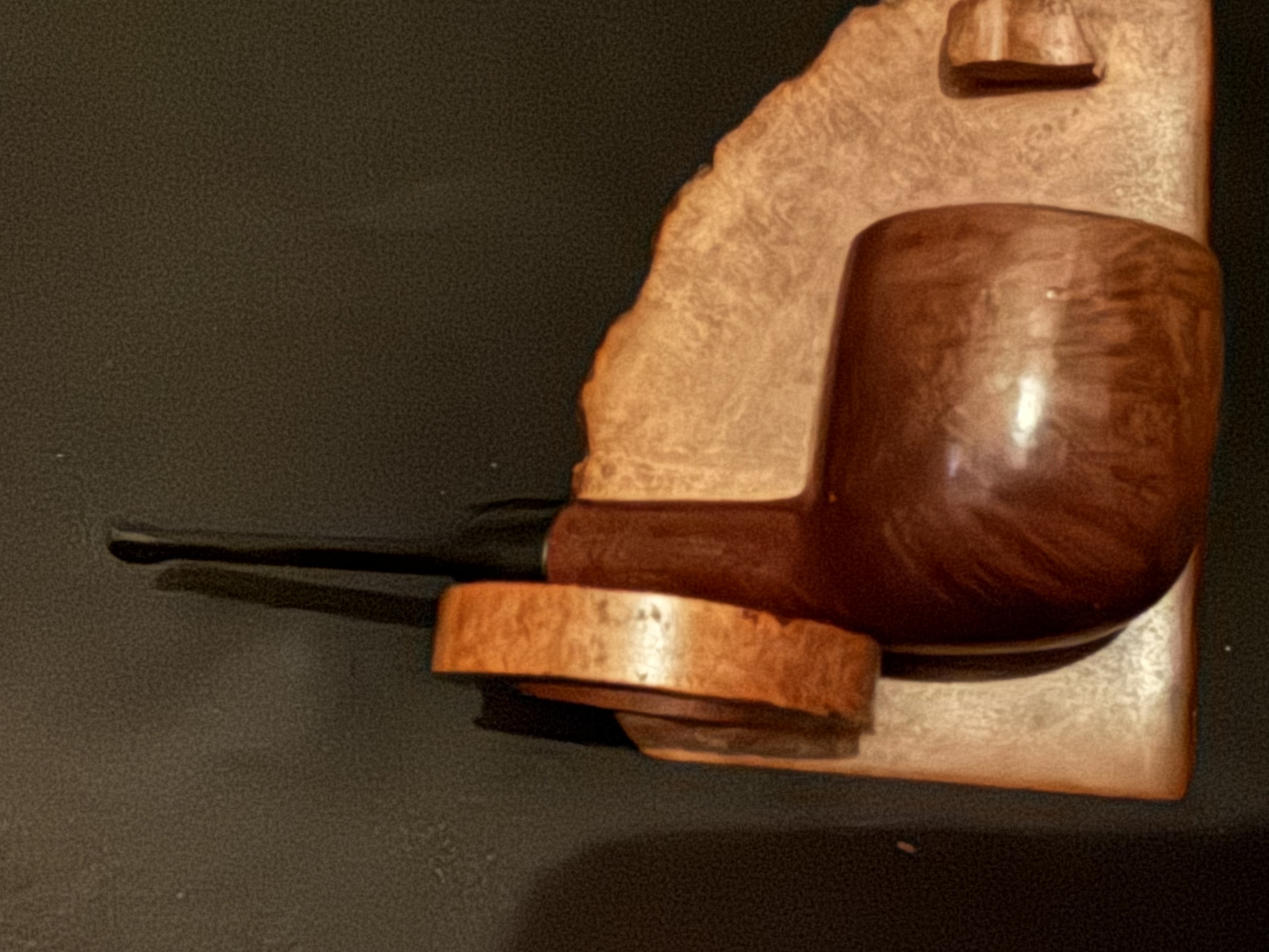 Butz-Choquin Old Root 150.1 St Claude Smooth Straight Pot, Vulcanite Saddle Stem 9