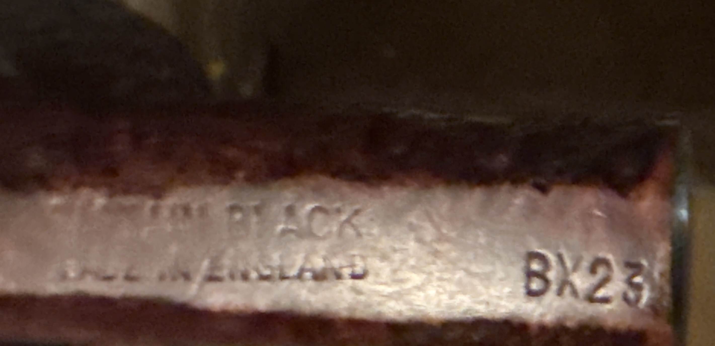 Captain Black mage in england BX23 sandblast straight billiard