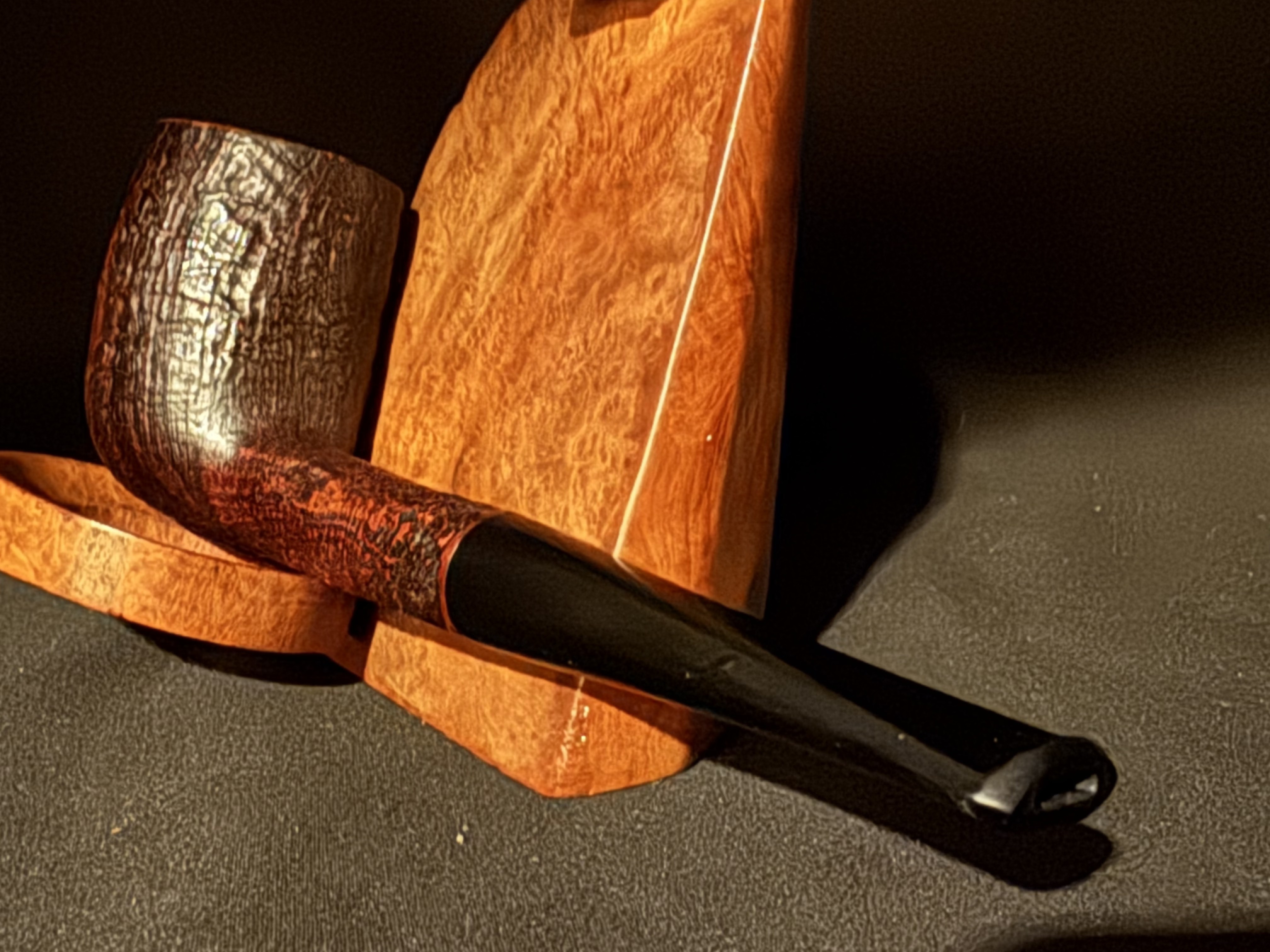 Captain Black mage in england BX23 sandblast straight billiard 2