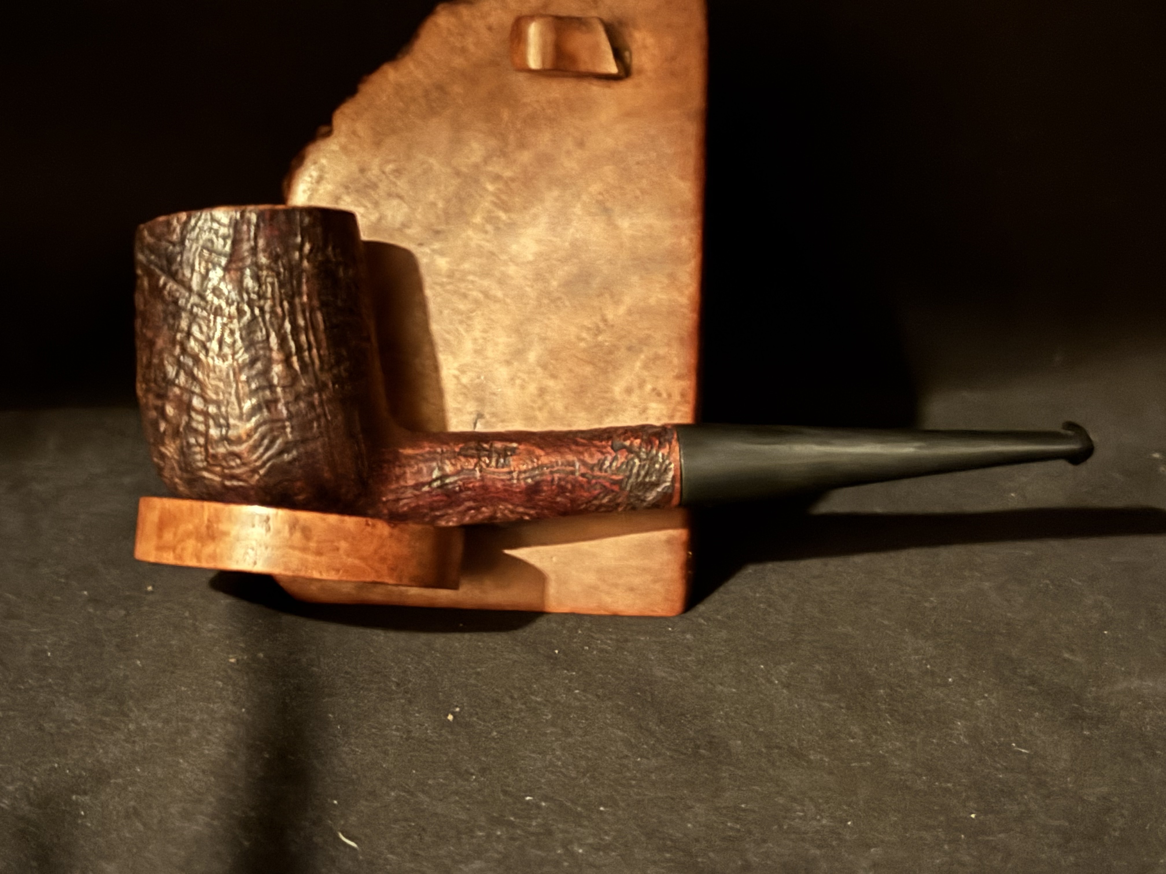 Captain Black mage in england BX23 sandblast straight billiard 11