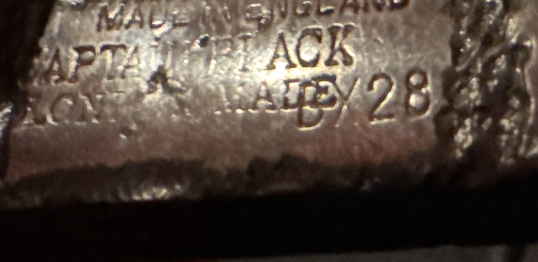Captain Black BX28 Orlik Sandblast Straight Bulldog Vulcanite Fishtail Estate Pipe 17