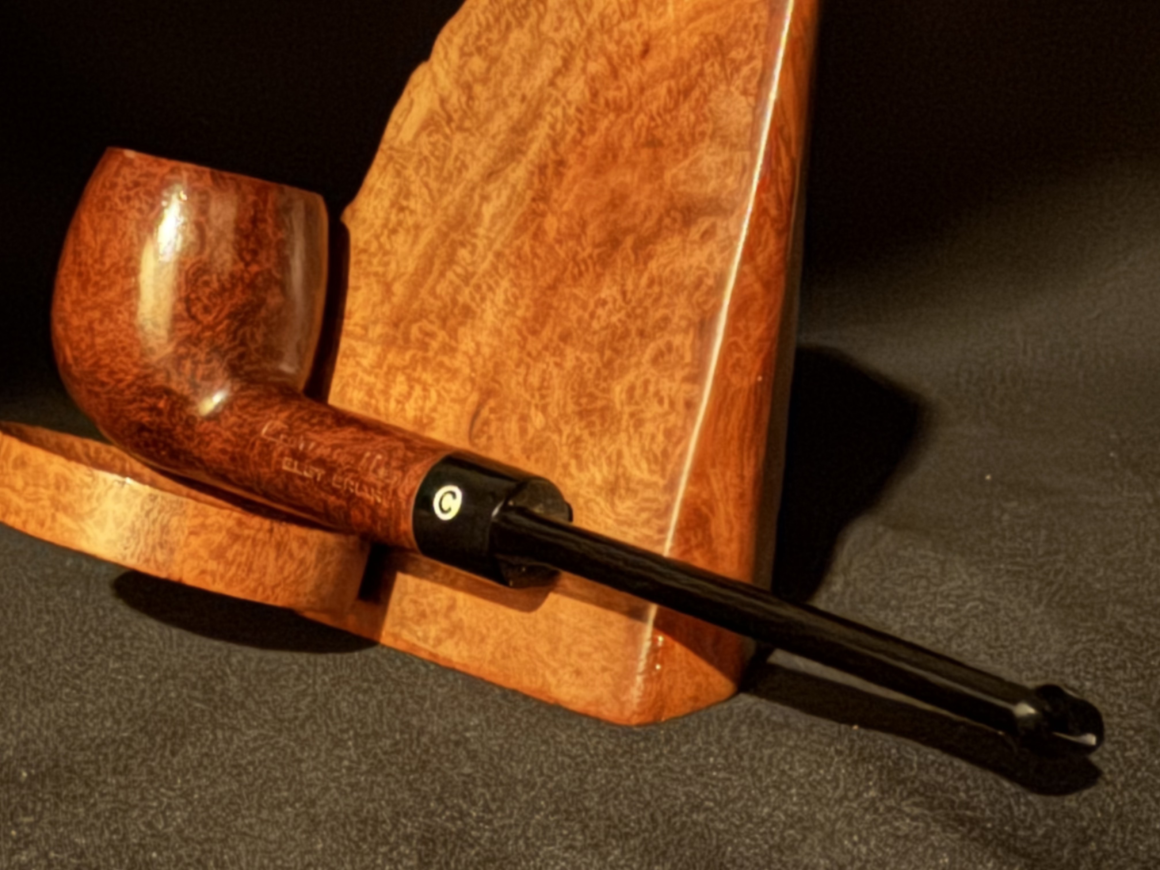 Cavarelle Best Briar 115 Smooth Apple Acrylic Stem Unsmoked Italy Estate Pipe 7