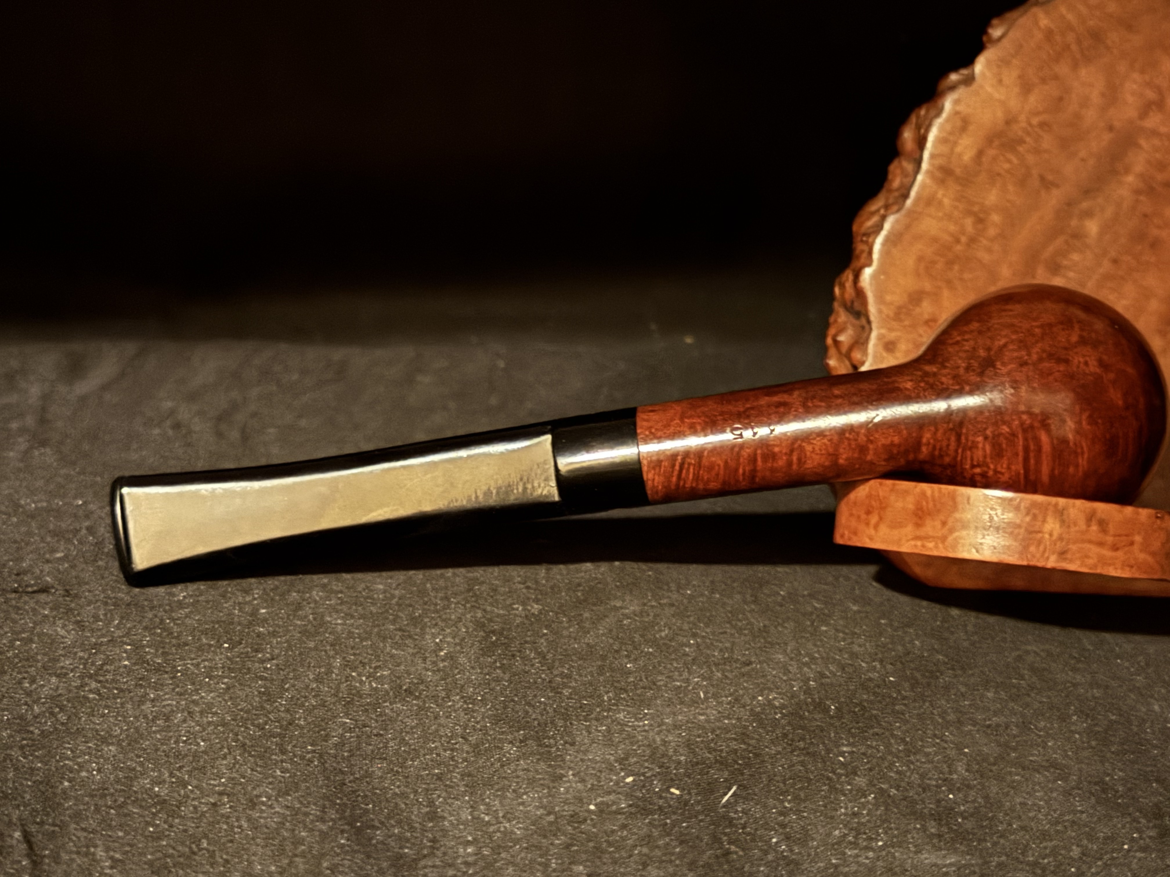 Cavarelle Best Briar 115 Smooth Apple Acrylic Stem Unsmoked Italy Estate Pipe 6