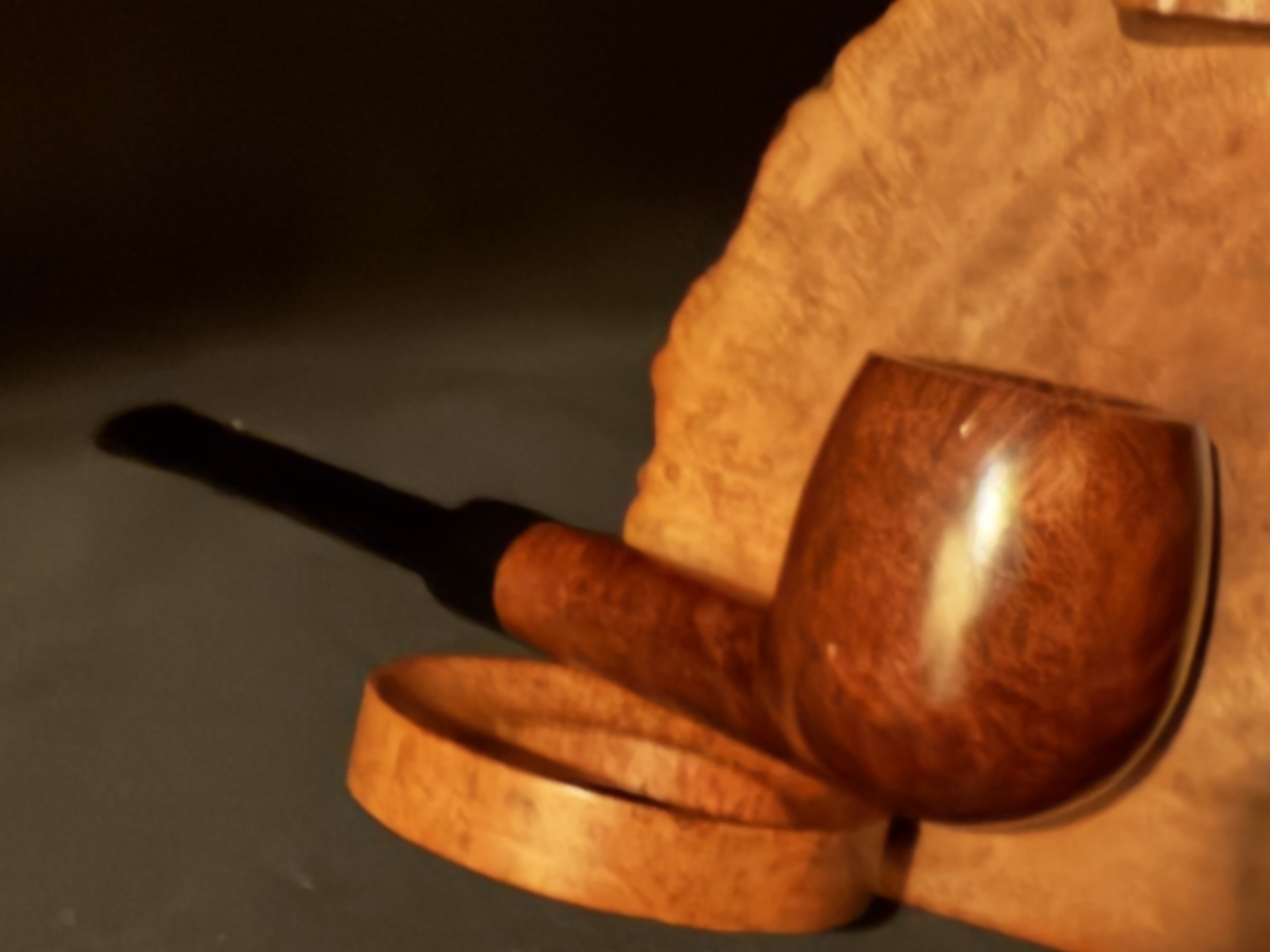 Cavarelle Best Briar 115 Smooth Apple Acrylic Stem Unsmoked Italy Estate Pipe 8