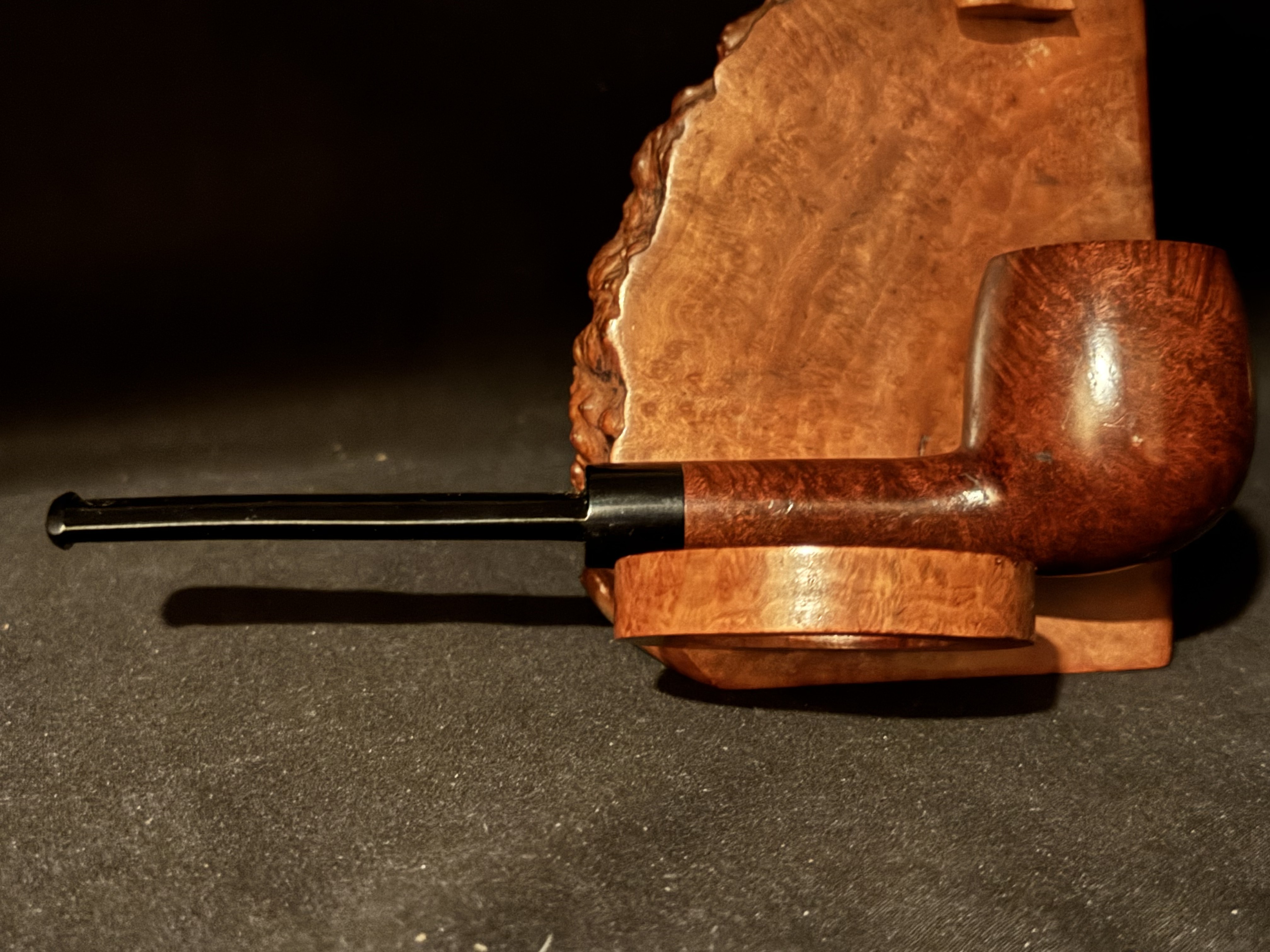 Cavarelle Best Briar 115 Smooth Apple Acrylic Stem Unsmoked Italy Estate Pipe 4
