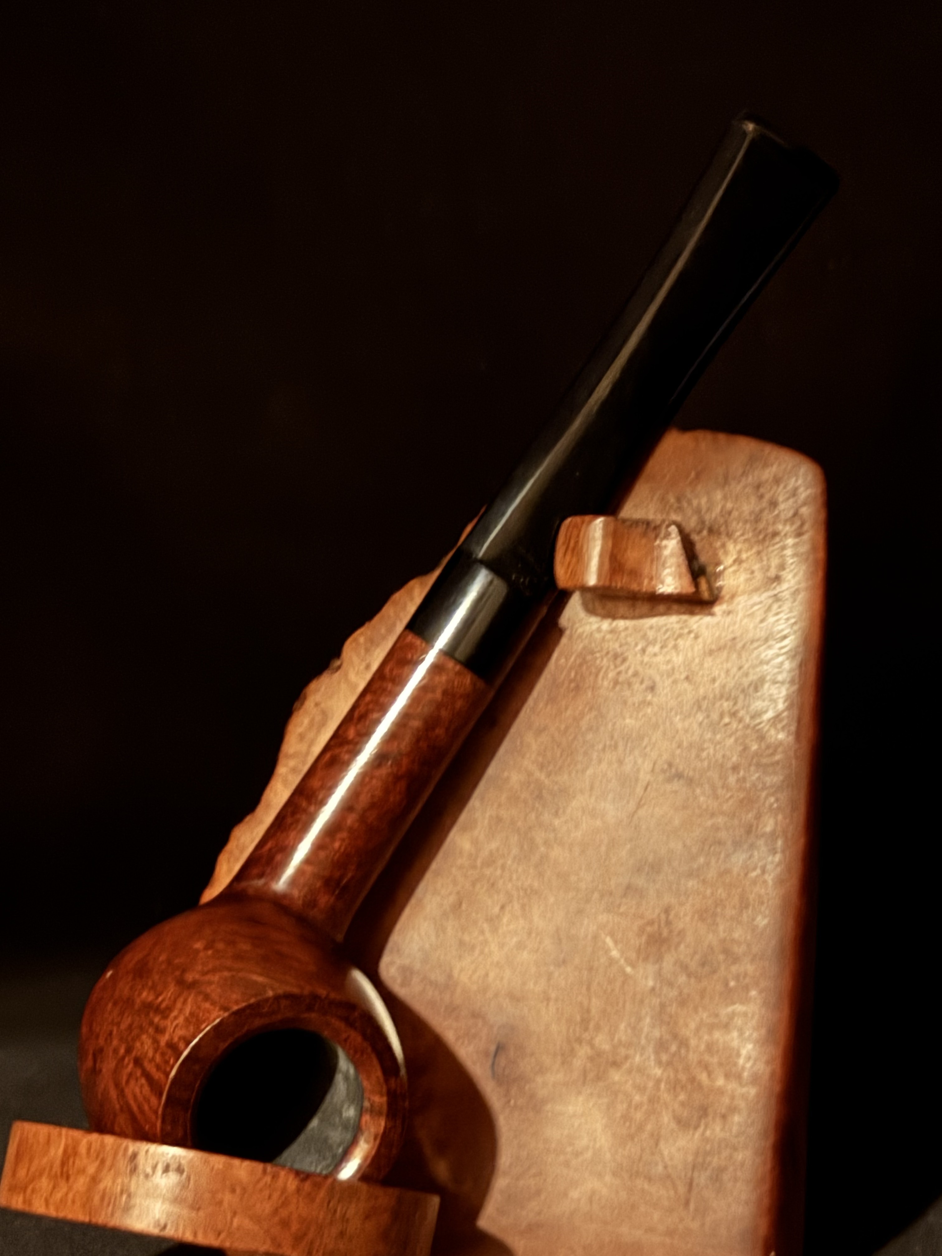 Cavarelle Best Briar 115 Smooth Apple Acrylic Stem Unsmoked Italy Estate Pipe 2