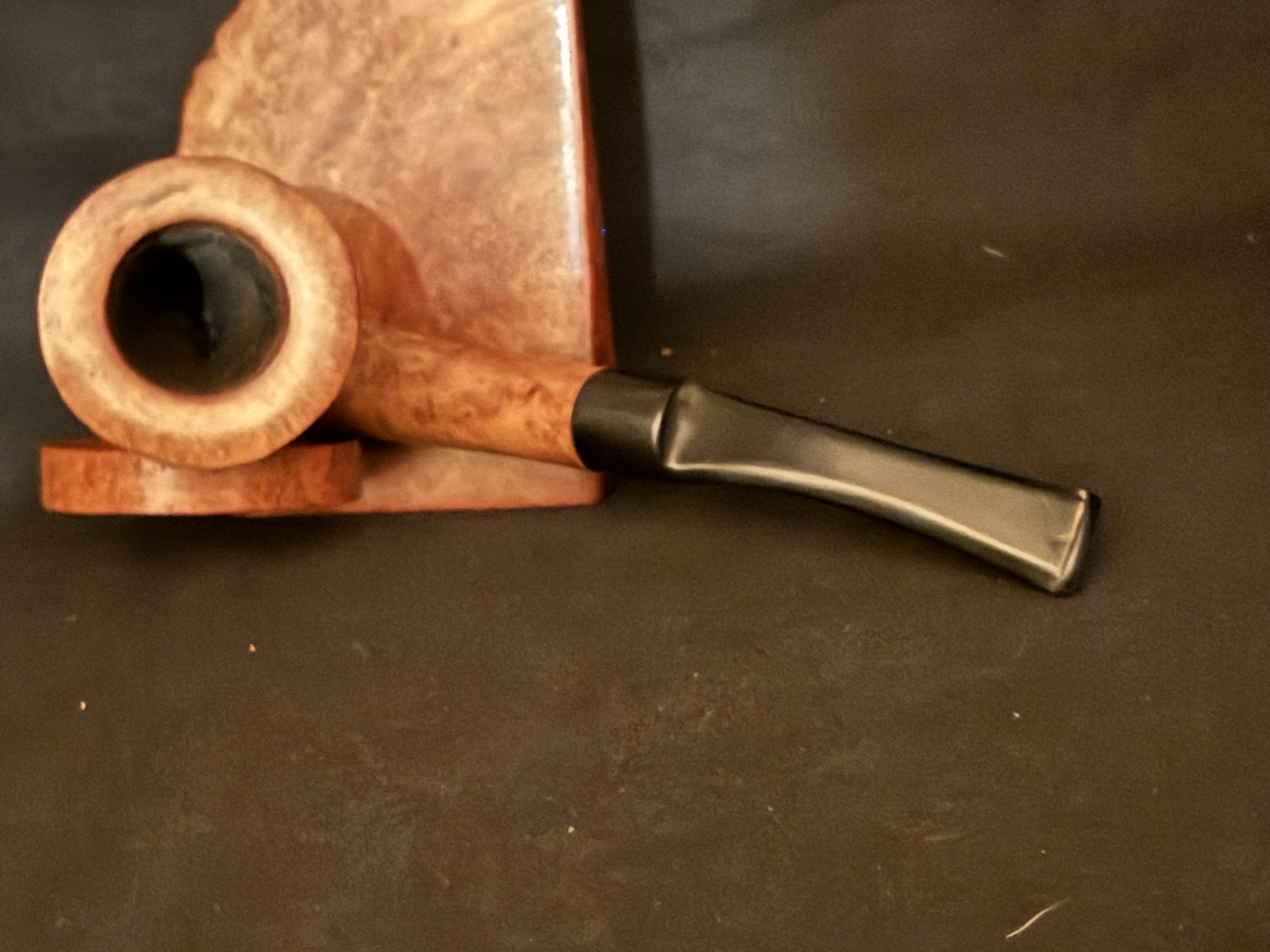 Cellini Original Smooth Bent Calabash Vulcanite Estate Pipe