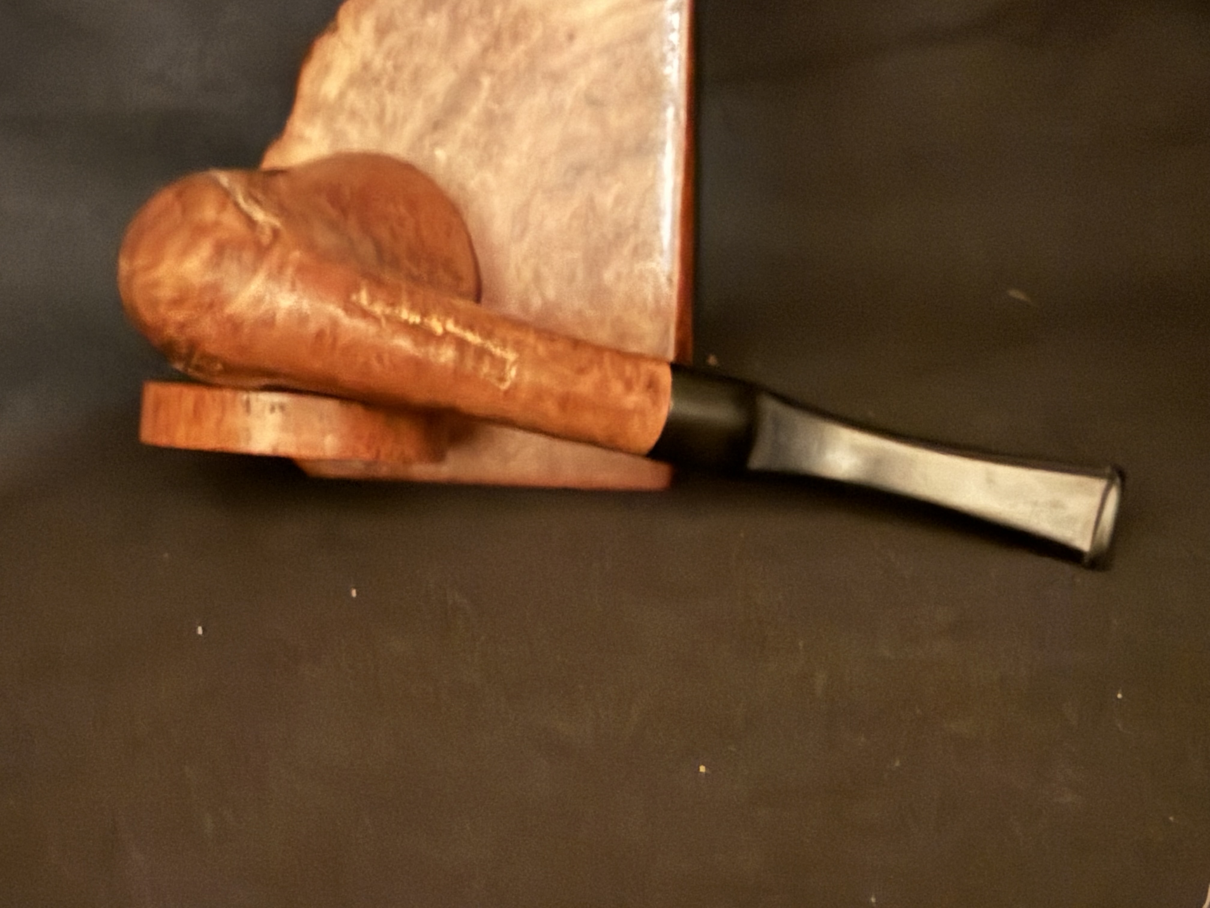 Cellini Original Smooth Bent Calabash Vulcanite Estate Pipe 6