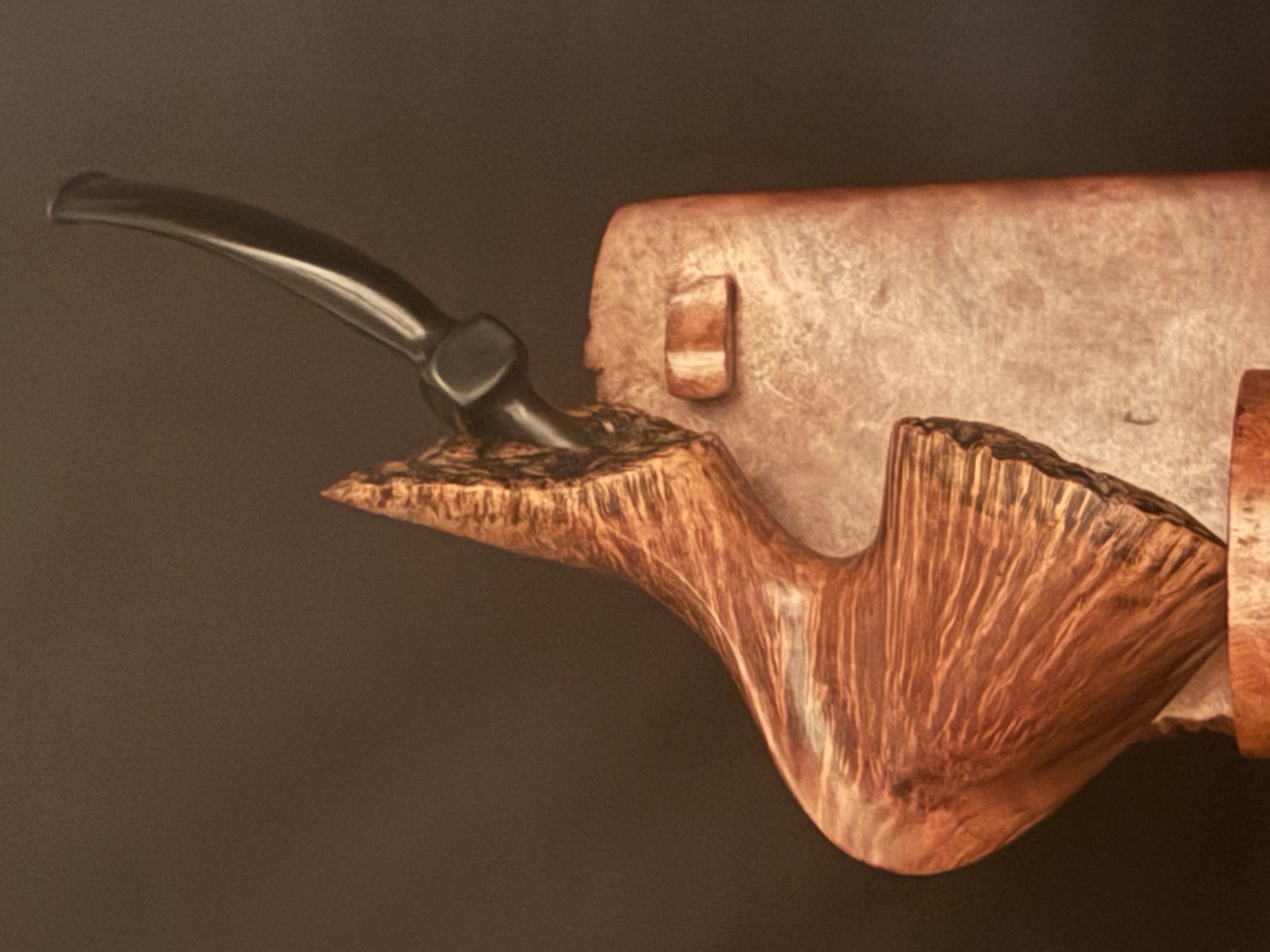 Cellini Original 165mm Block Grain Plateau Estate Pipe 2