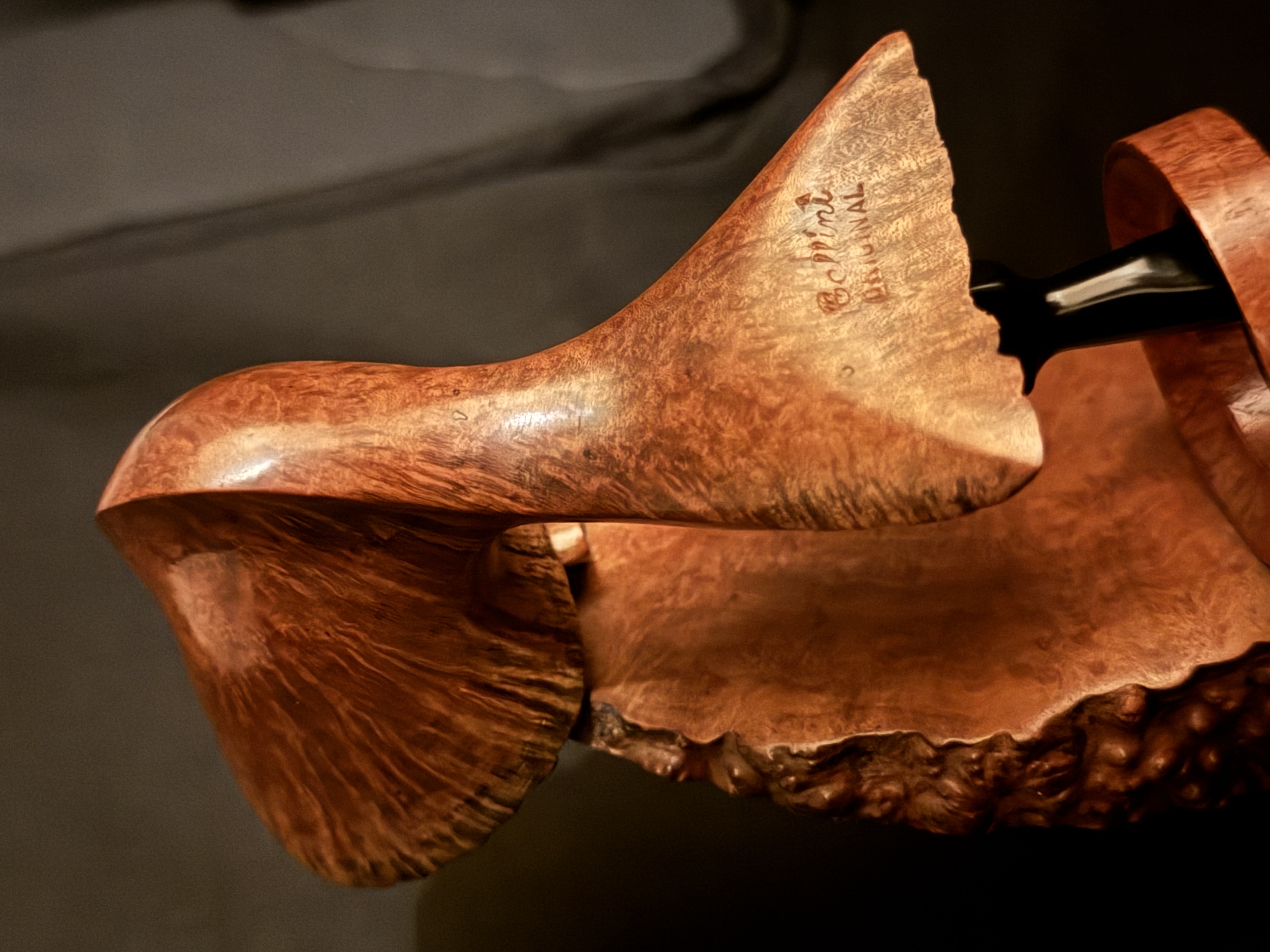 Cellini Original 165mm Block Grain Plateau Estate Pipe 27