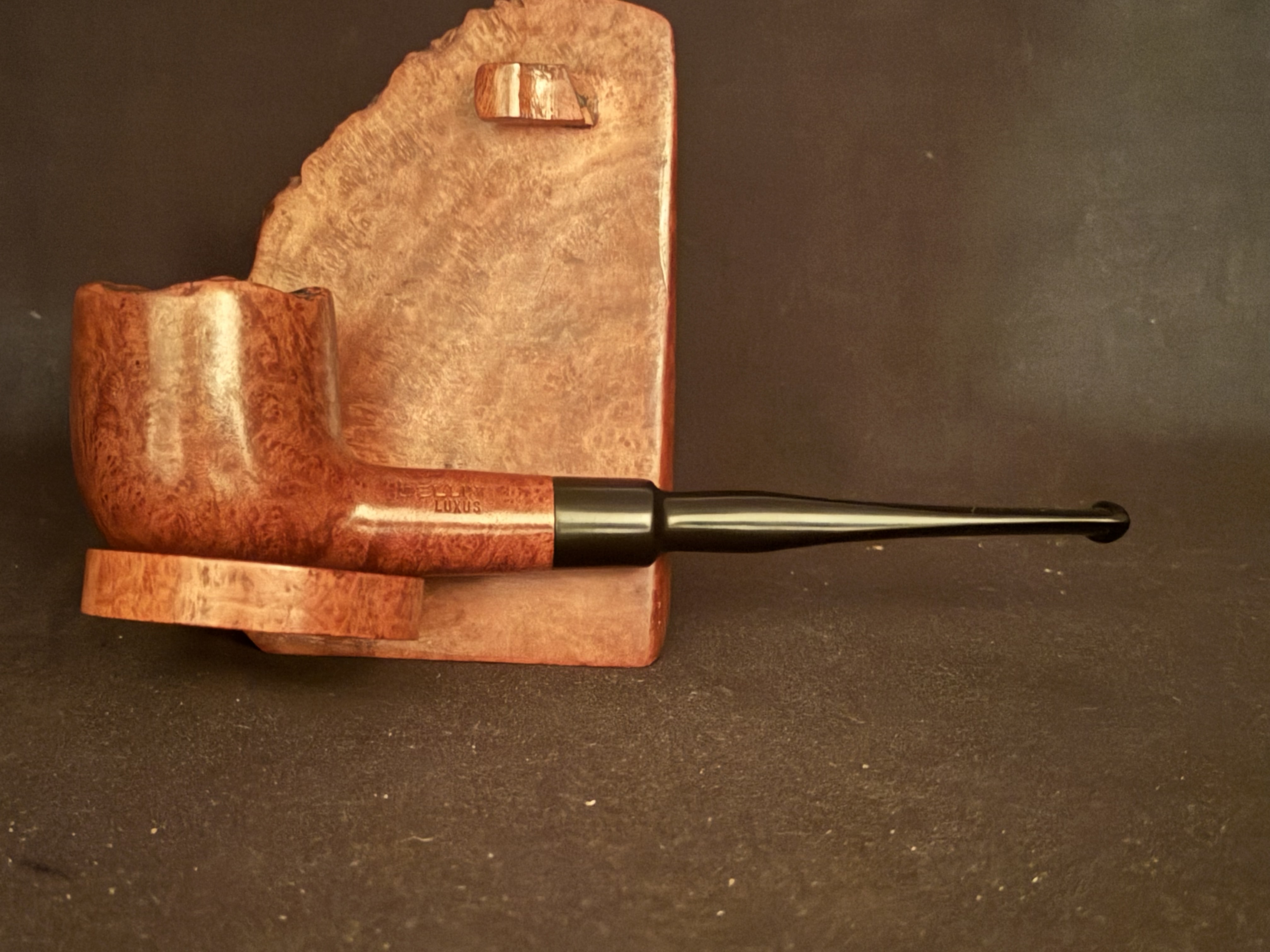 Cillini Luxus Kentucky 470 Straight Pot Vulcanite Smooth Estate Pipe 3