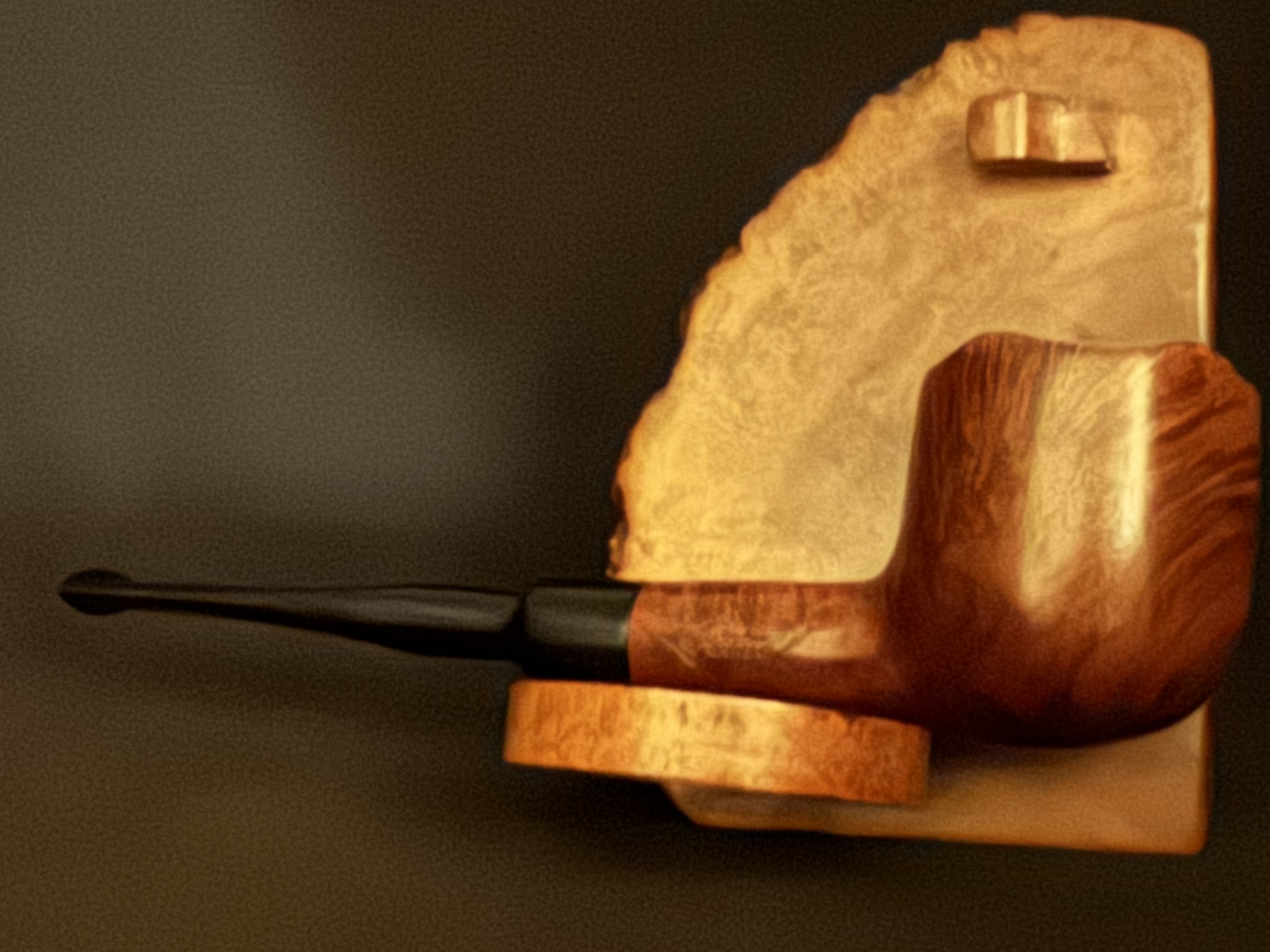 Cillini Luxus Kentucky 470 Straight Pot Vulcanite Smooth Estate Pipe 7