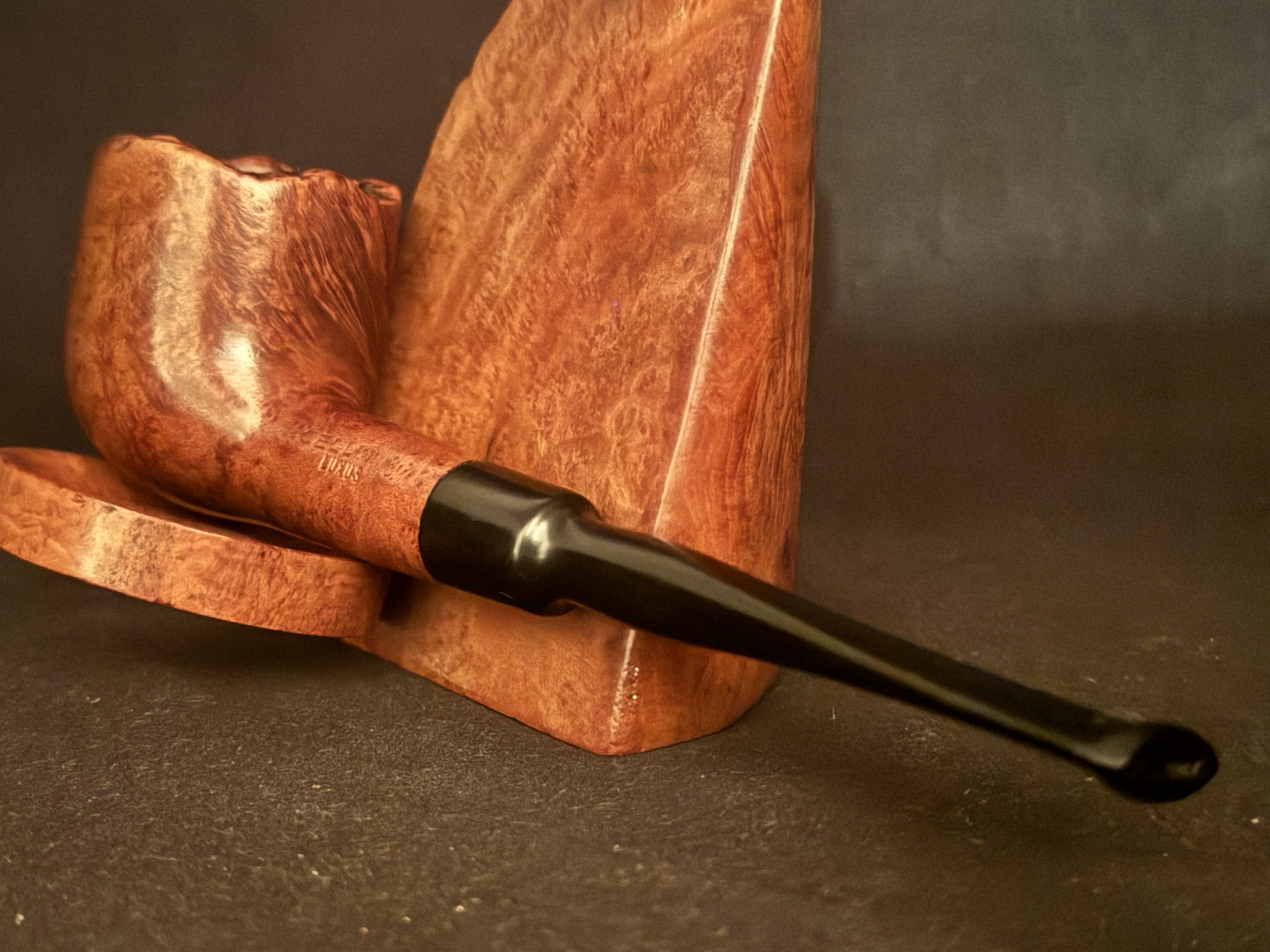 Cillini Luxus Kentucky 470 Straight Pot Vulcanite Smooth Estate Pipe 8