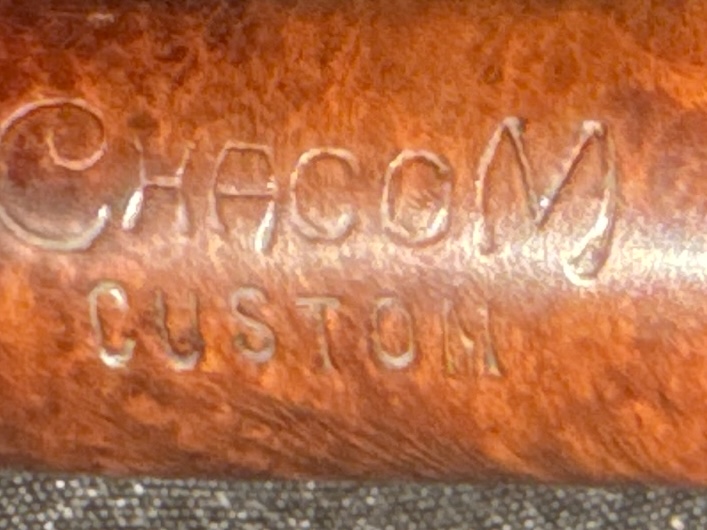 Chacom Custom 913 Billiard Pipe, Silver Rim Cap, Fishtail Bit, Box and Sleeve 11