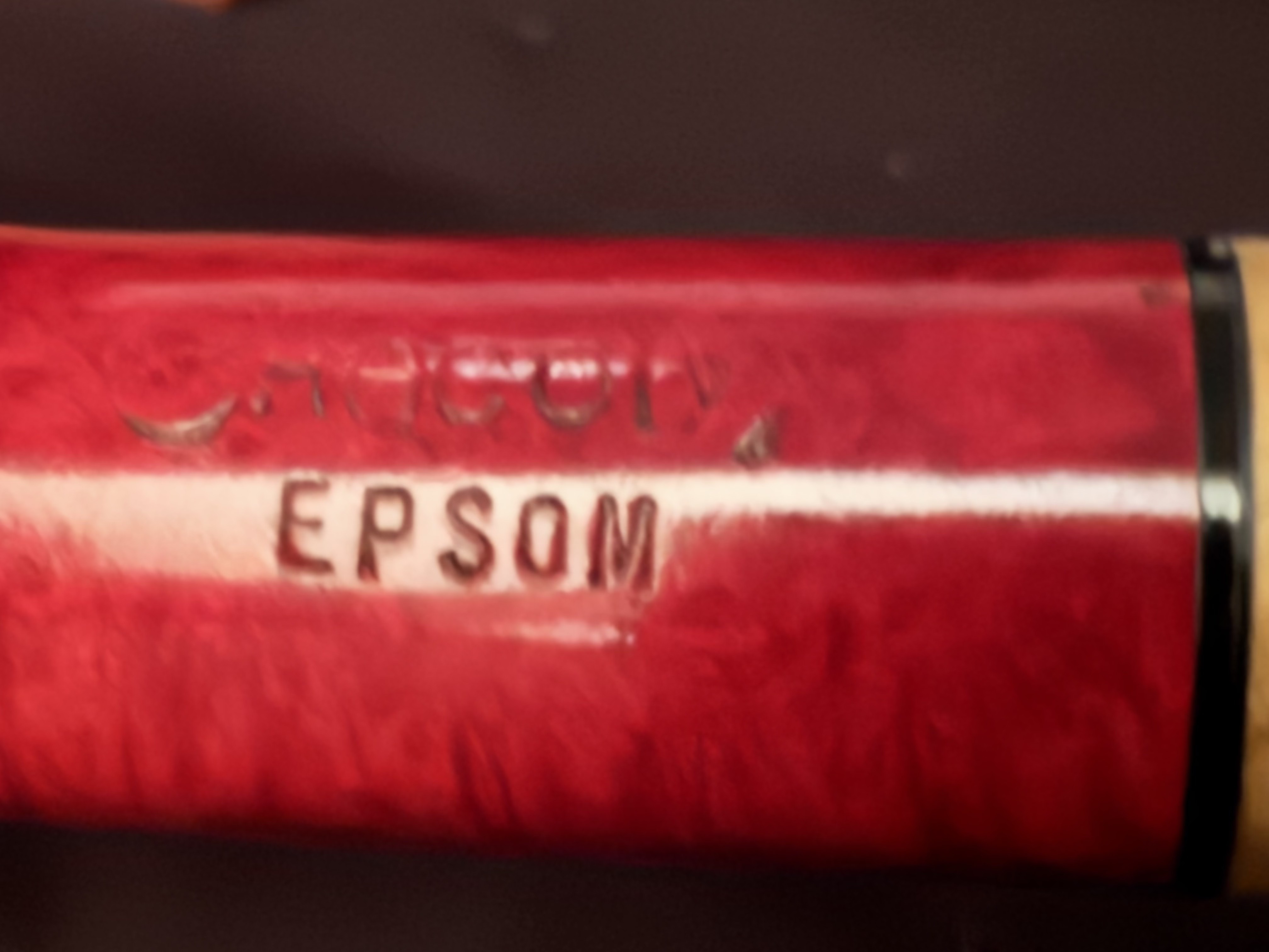 Chacom Epsom 944 Reddish Smooth Straight Billiard Estate Pipe - Acrylic Army Mount, 9mm Filter 13