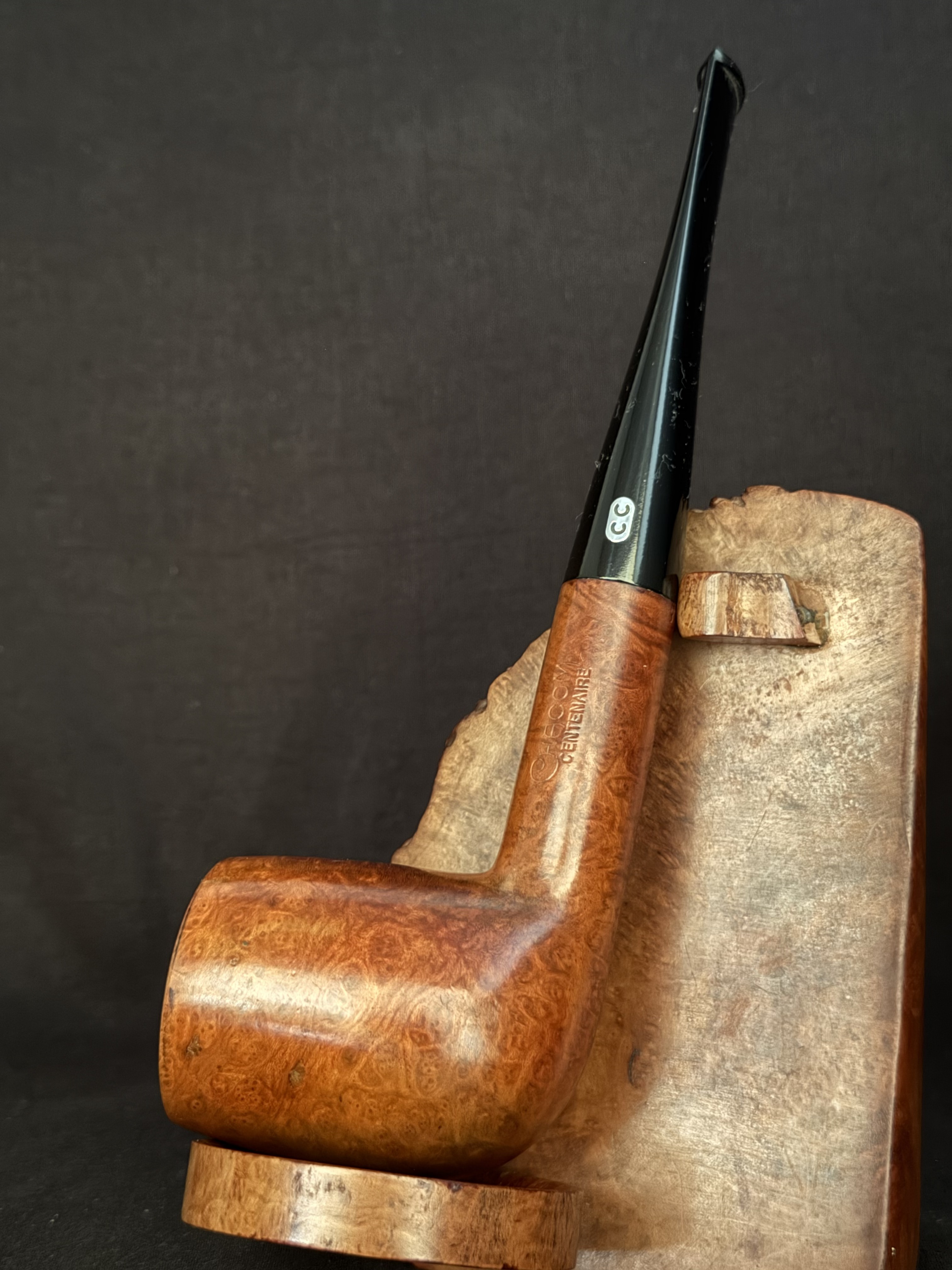 Chacom Centenaire 186 Smooth Straight Billiard Pipe - No Filter