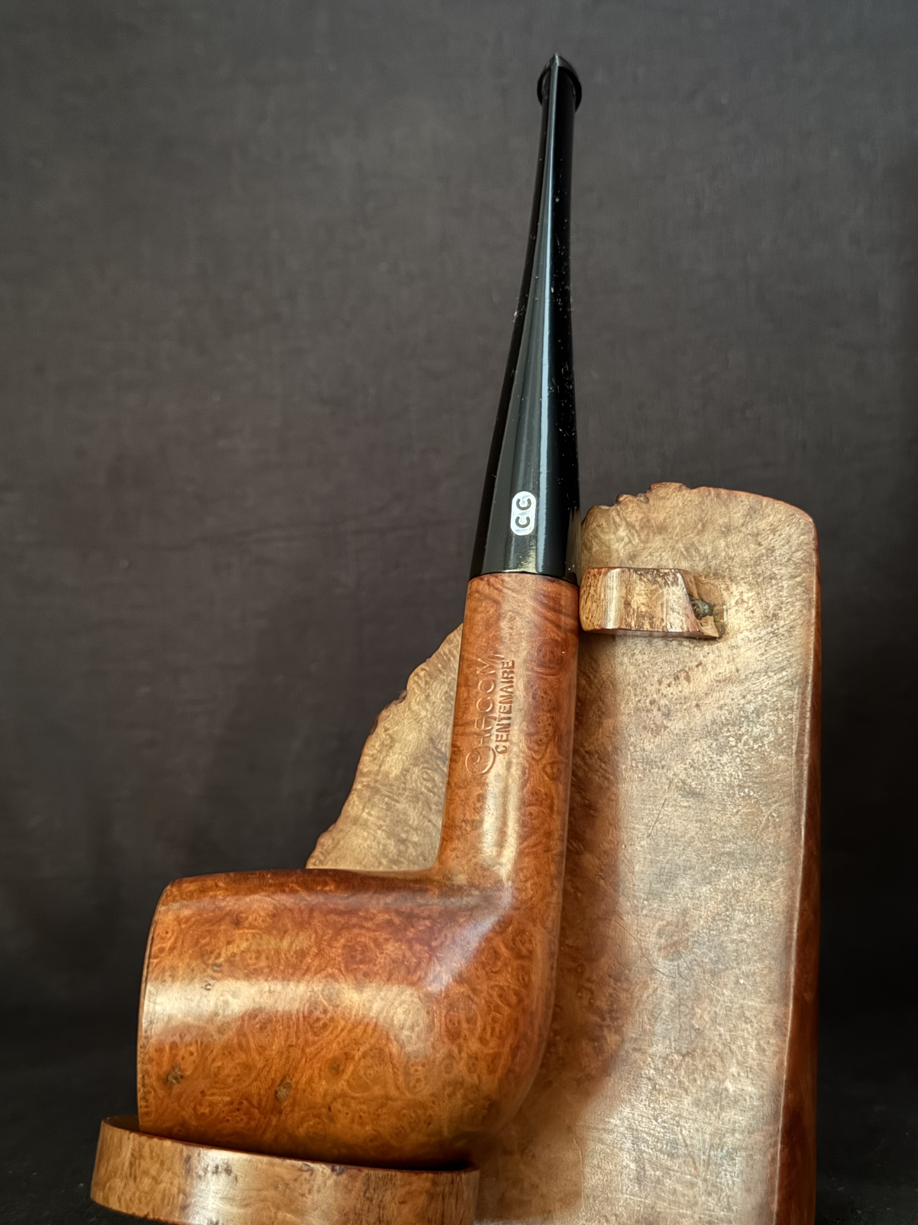 Chacom Centenaire 186 Smooth Straight Billiard Pipe - No Filter 2