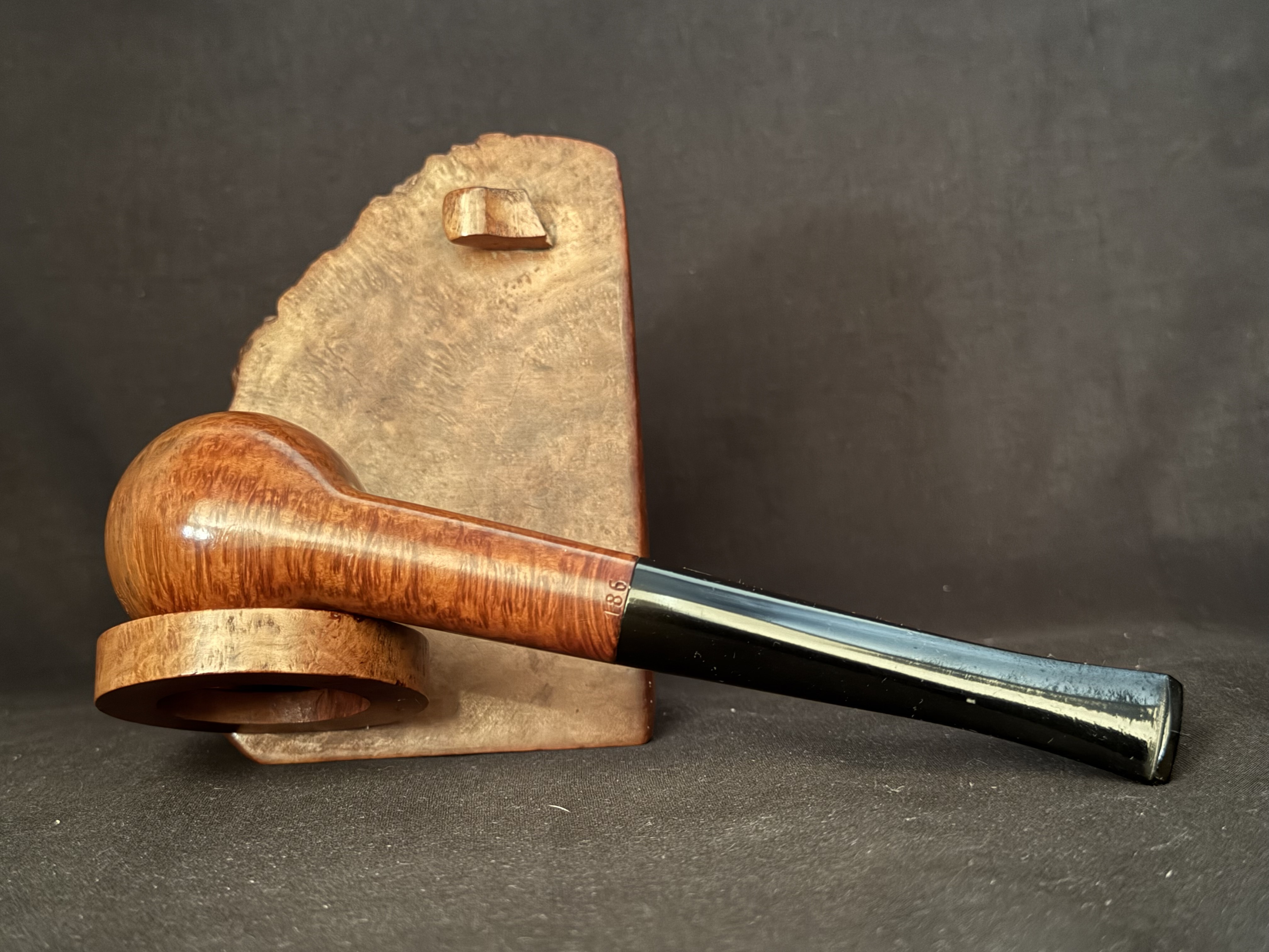 Chacom Centenaire 186 Smooth Straight Billiard Pipe - No Filter 7