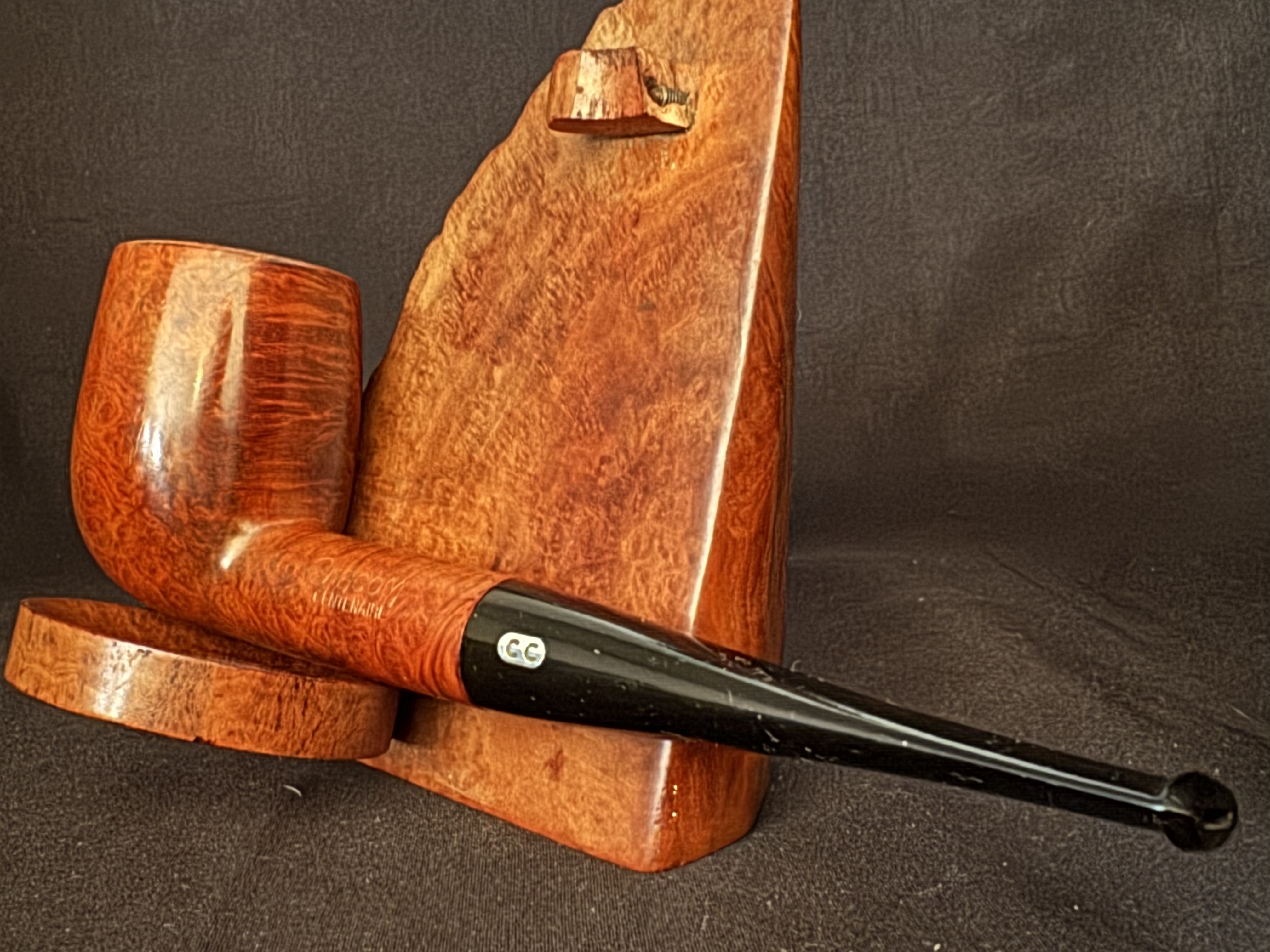 Chacom Centenaire 186 Smooth Straight Billiard Pipe - No Filter 9