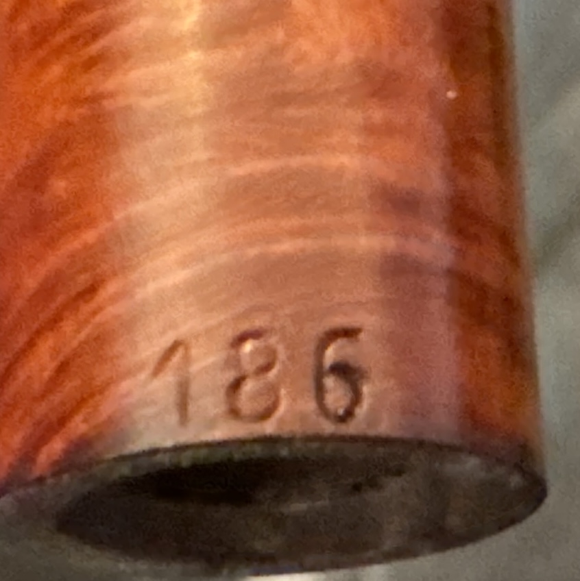 Chacom Centenaire 186 Smooth Straight Billiard Pipe - No Filter 11