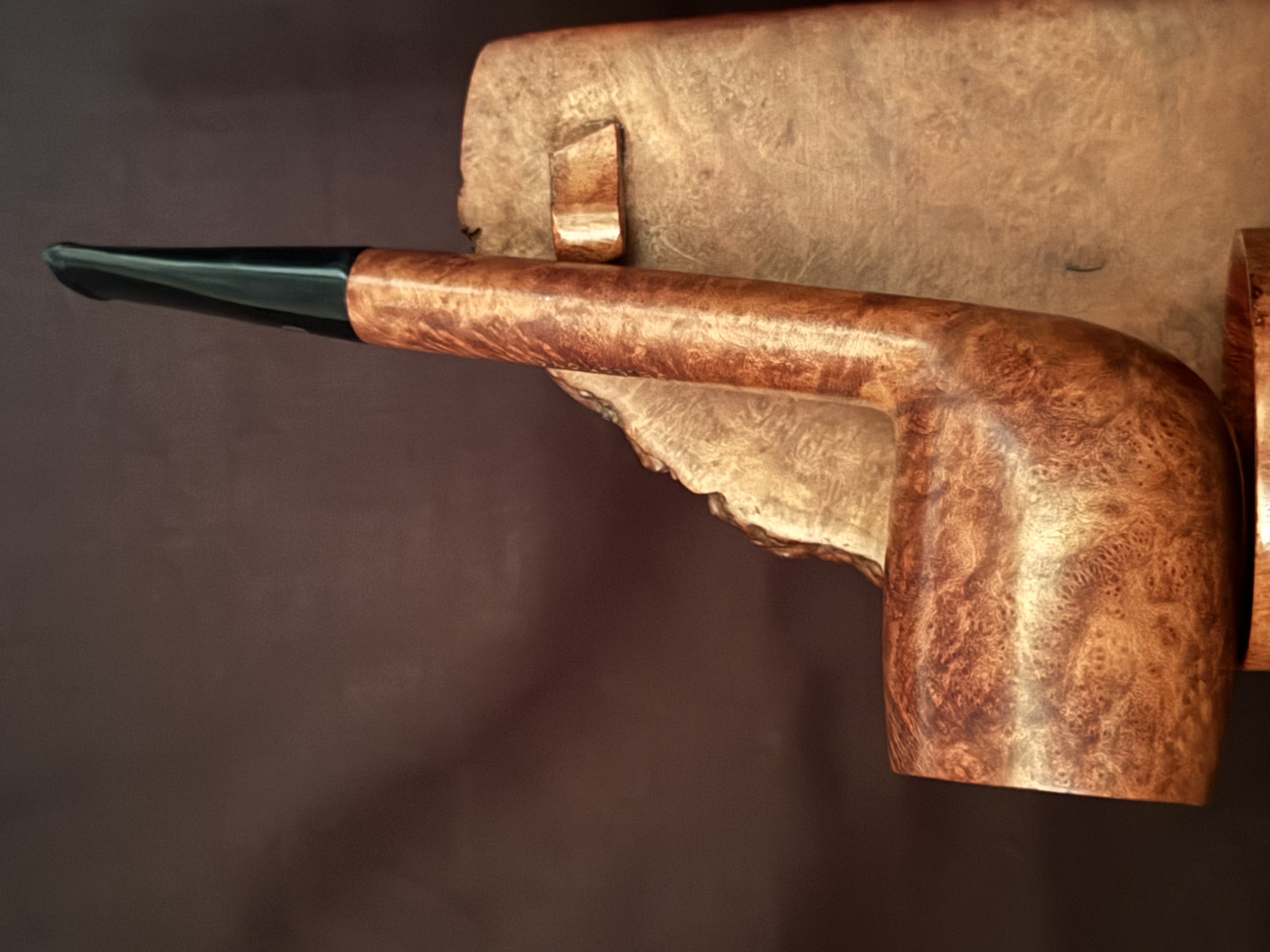 Chap Selection A 13 Straight Canadian Smooth Vulcanite Estate Pipe