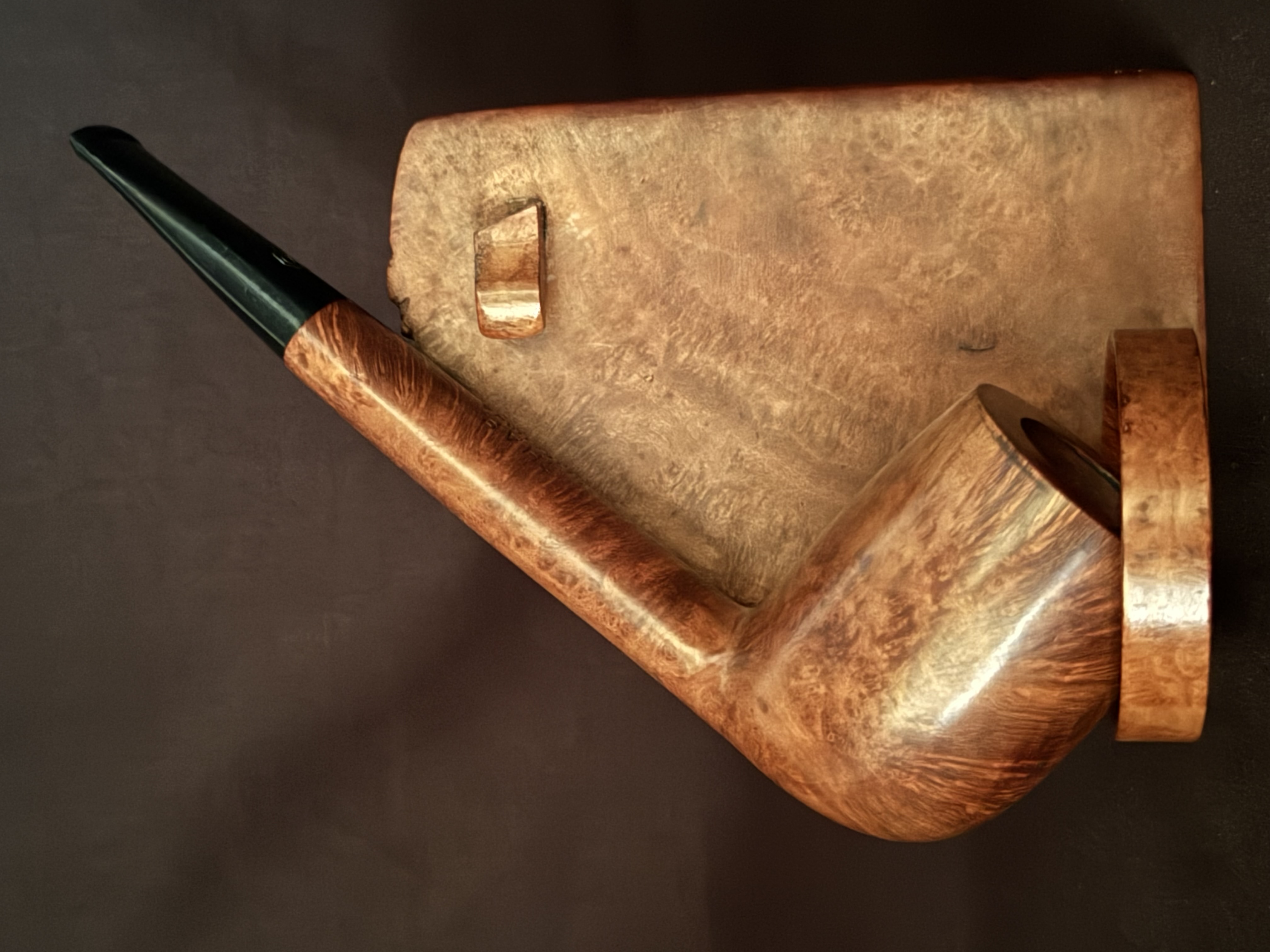 Chap Selection A 13 Straight Canadian Smooth Vulcanite Estate Pipe 2
